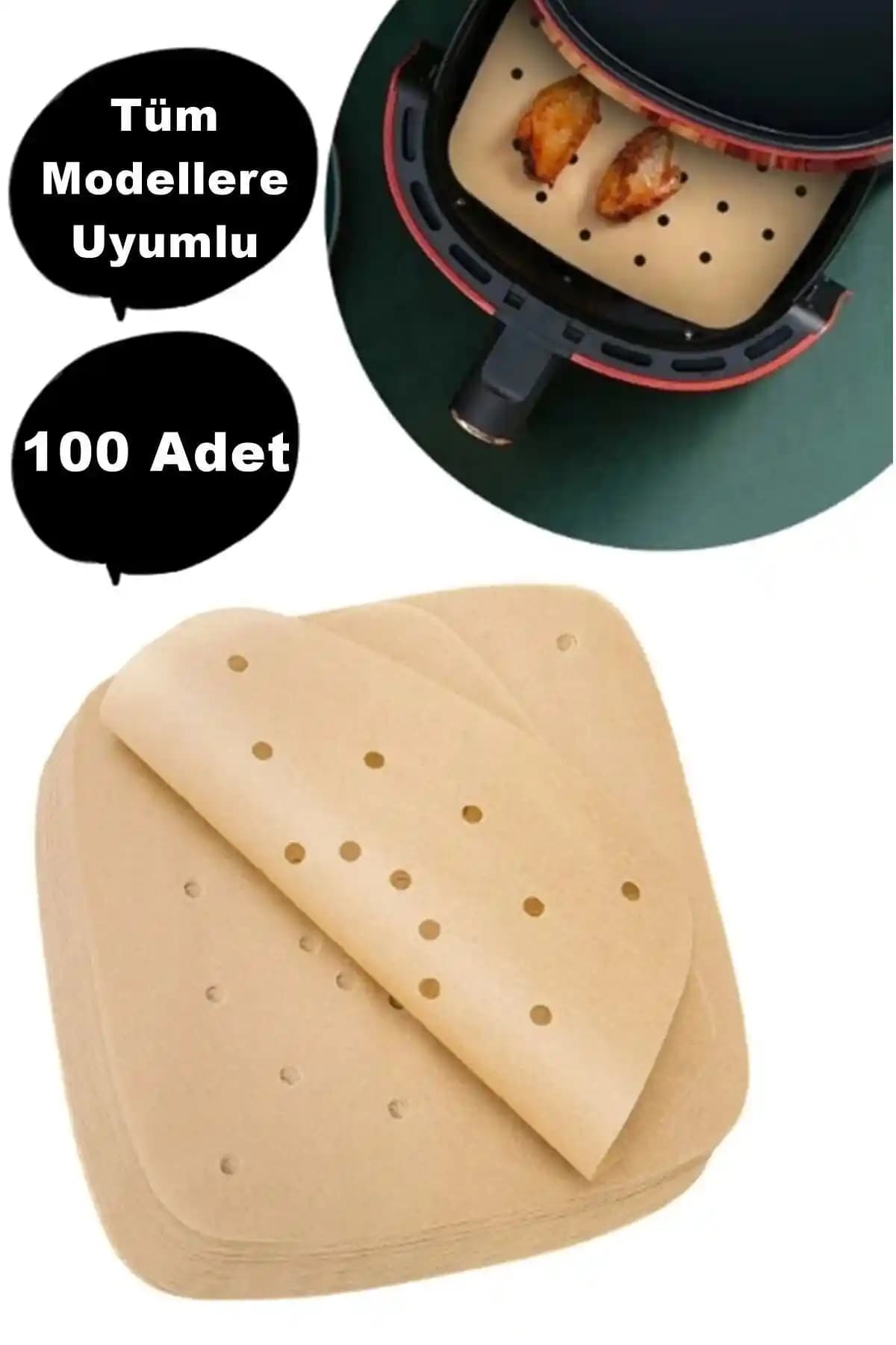 AYGÖREN HOME 100 Adet Air Fryer Pişirme Kağıdı: Pratik ve Temiz Kullanım Deneyimi