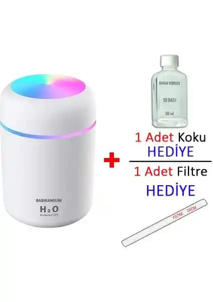 Babikamium H2O Nemlendirici: Taşınabilir ve Estetik Hava Nemlendirme Cihazı