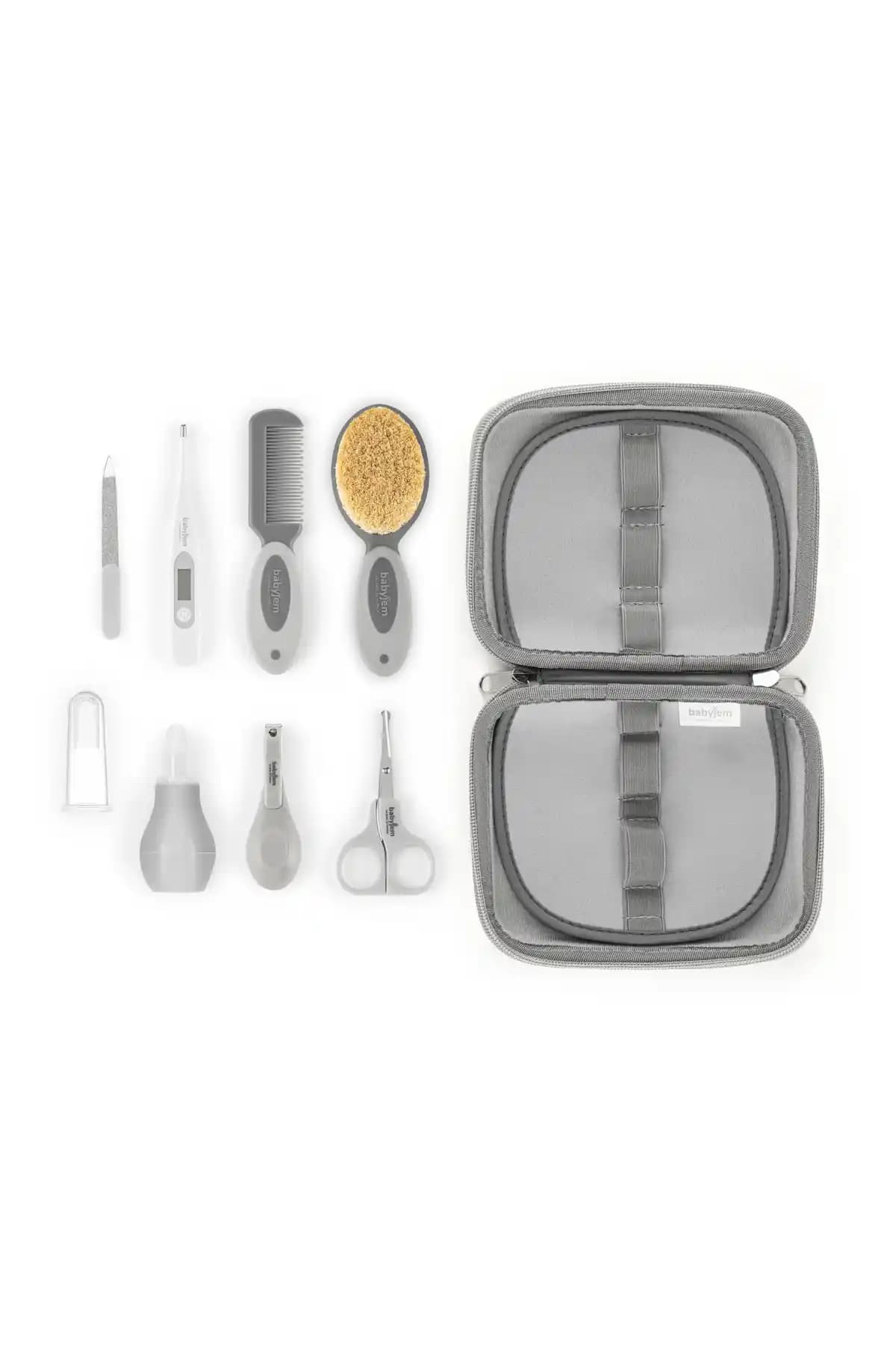 Babyjem Gri Bebek Bakım Seti 9 Parça: Güvenilir ve Pratik Bebek Bakım Çözümü