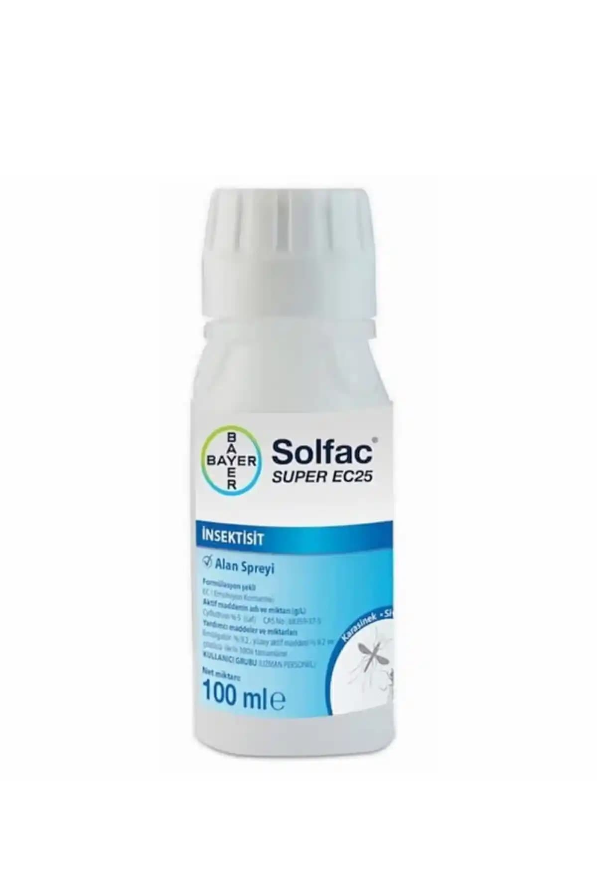 Bayer Solfac Ec25 100ml Zararlılarla Etkili ve Pratik Mücadele Çözümü