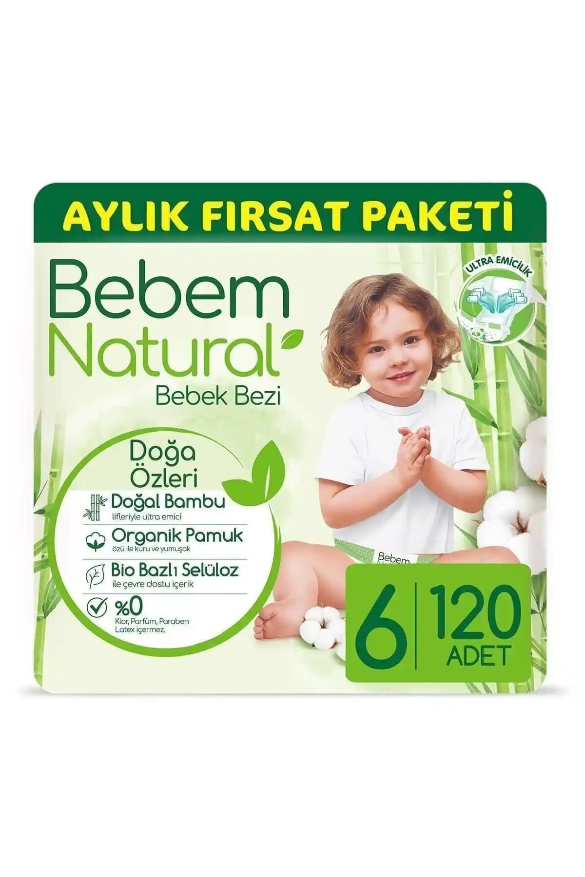 Bebem Natural Bebek Bezi Aylık Fırsat Paketi Doğal ve Güvenilir Bebek Bezi Seçenekleri
