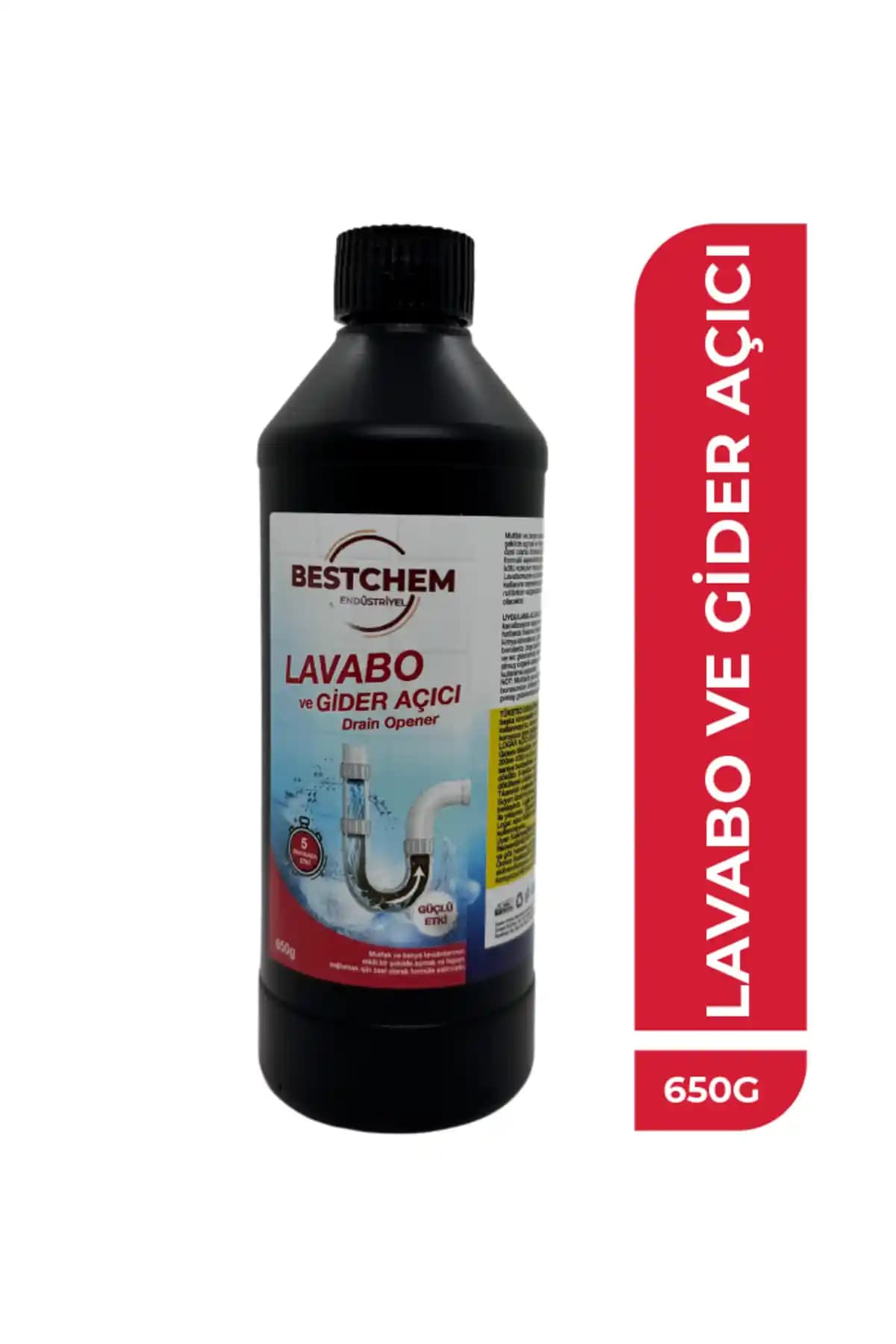 BESTCHEM Lavabo, Banyo ve WC Gider Açıcı: Güçlü ve Güvenilir Temizlik Çözümü