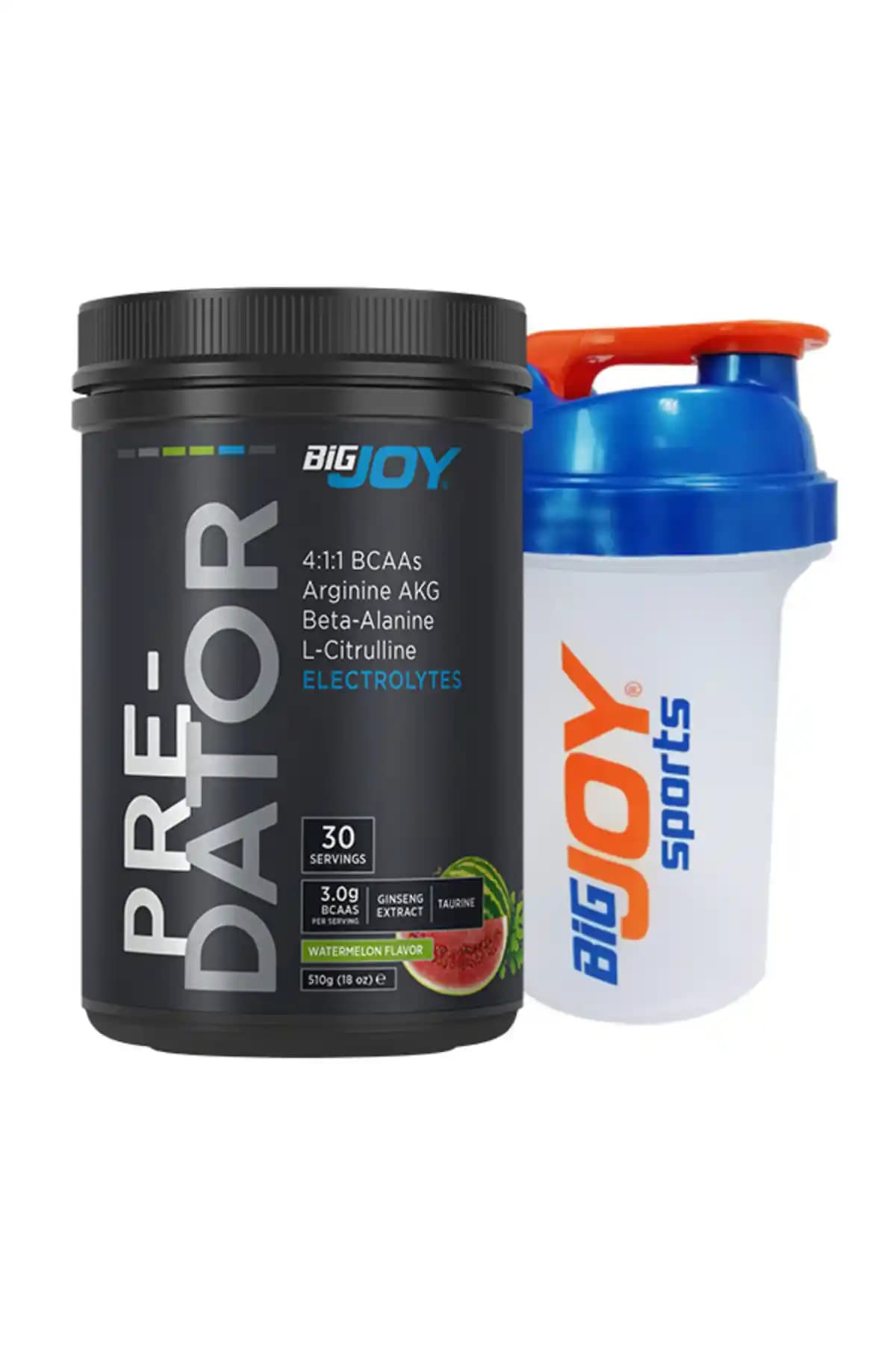 Bigjoy Sports Predator Pre-Workout Karpuz Aroması ile Enerji ve Odak Artırıcı Takviye