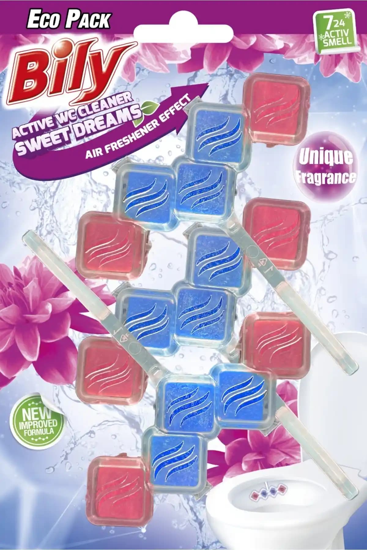 Bily WC Klozet Bloğu Diamond ECO Pack Sweet Dreams Temizlik ve Ferahlık Sağlayan Ürün