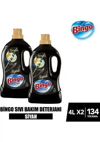 Bingo Siyah Sıvı Bakım Çamaşır Deterjanı: Renk Koruma ve Uzun Ömürlü Temizlik İçin Ideal