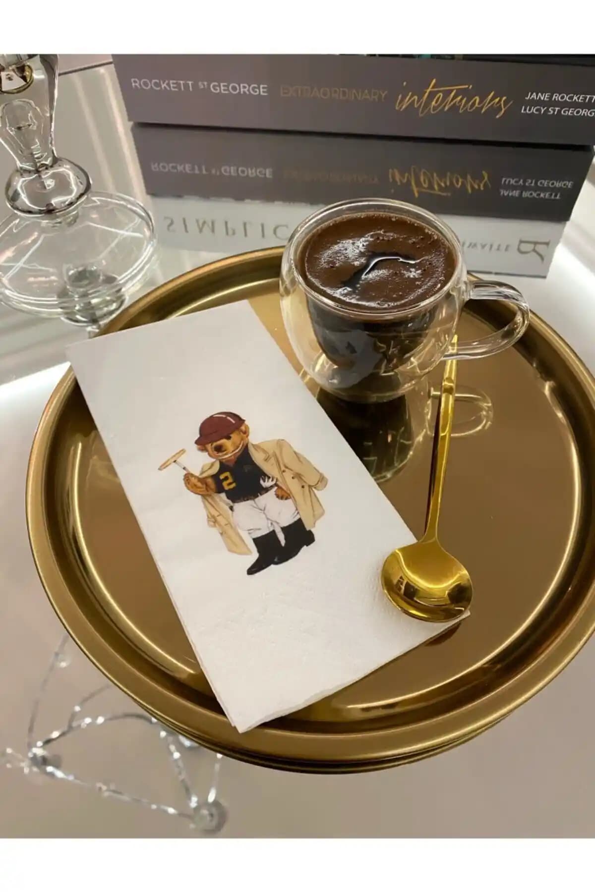 Busrasdesign Teddy Bear Sunum Peçetesi: Şık ve Neşeli Masa Dekoru Seçenekleri