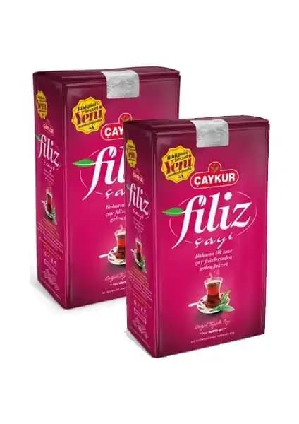 Çaykur Filiz Çay 1000 Gr x 2: Doğal Siyah Çayın Kalitesi ve Aromasıyla Mükemmel Bir İçim Deneyimi