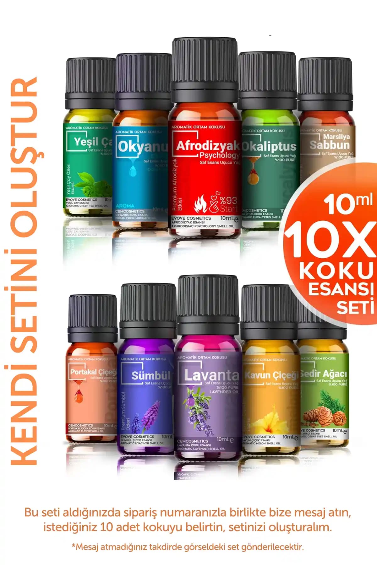 Cem Saf Esansiyel Uçucu Yağ Buhurdanlık Yağı Doğal Aromaterapi ve Ortam Kokusu Ürünü