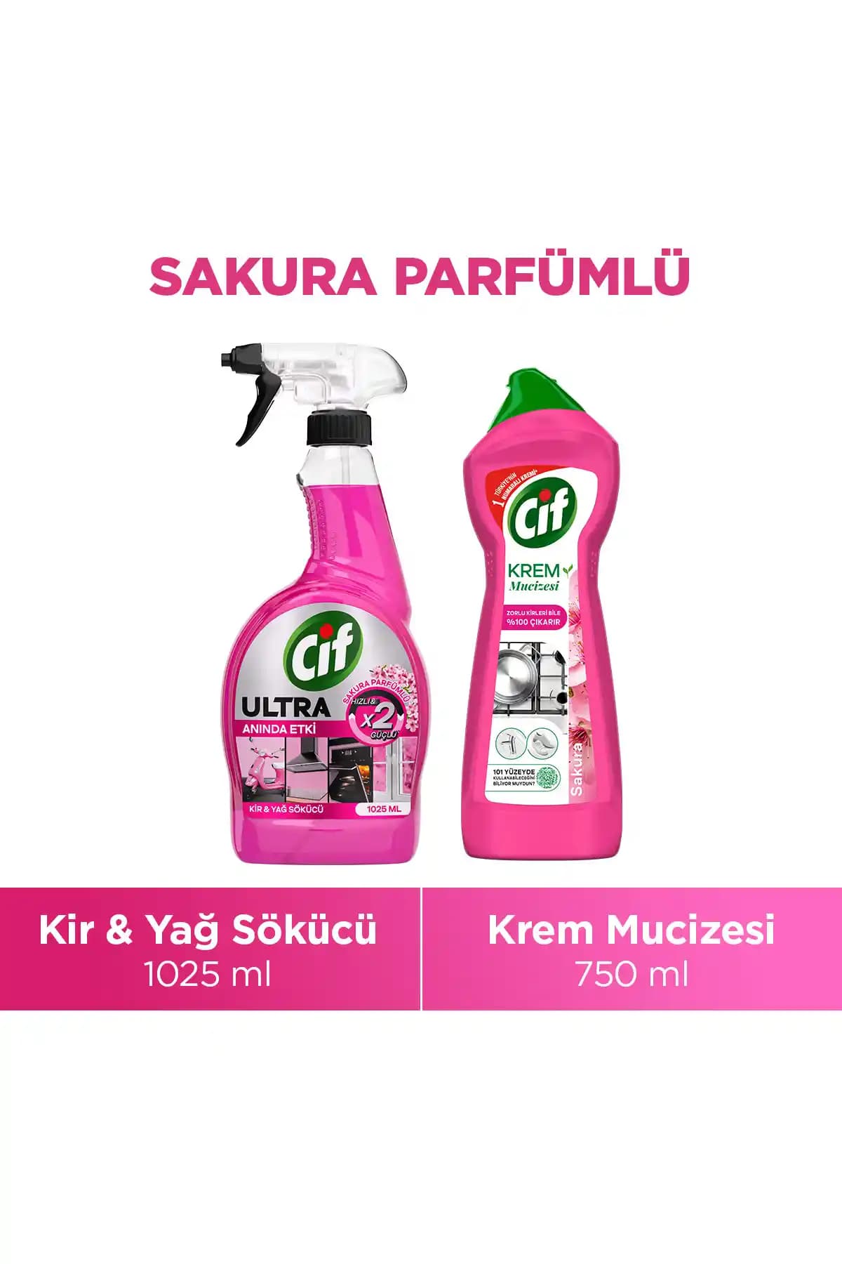 Cif Sakura Parfümlü Temizlik Ürünleri: Güçlü ve Ferahlatıcı Temizlik Çözümleri