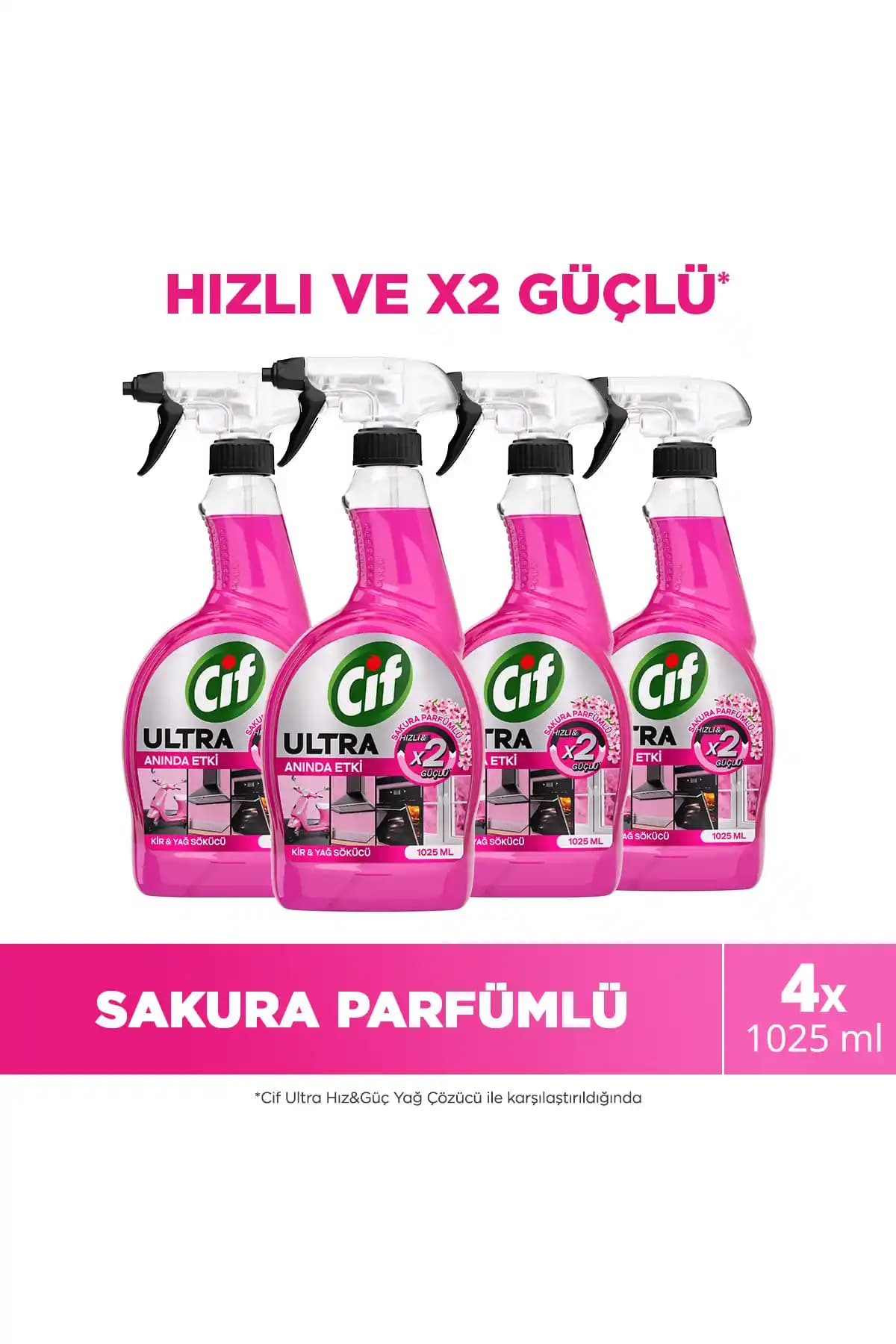 Cif Ultra Sprey Sakura: Güçlü Temizlik ve Ferah Koku Bir Arada