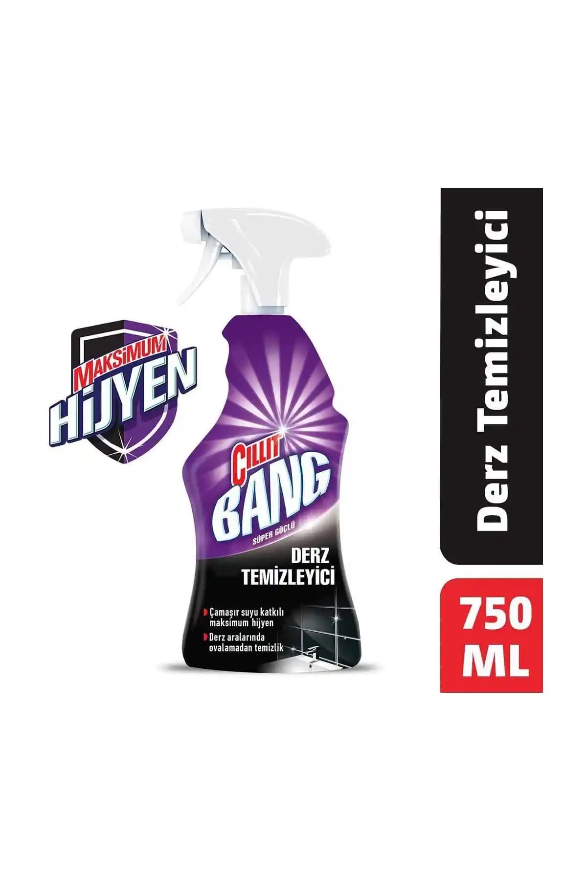 Cillit Bang Banyo Derz Arası Temizleyici Sprey 750 ml Güçlü ve Etkili Temizlik Çözümü