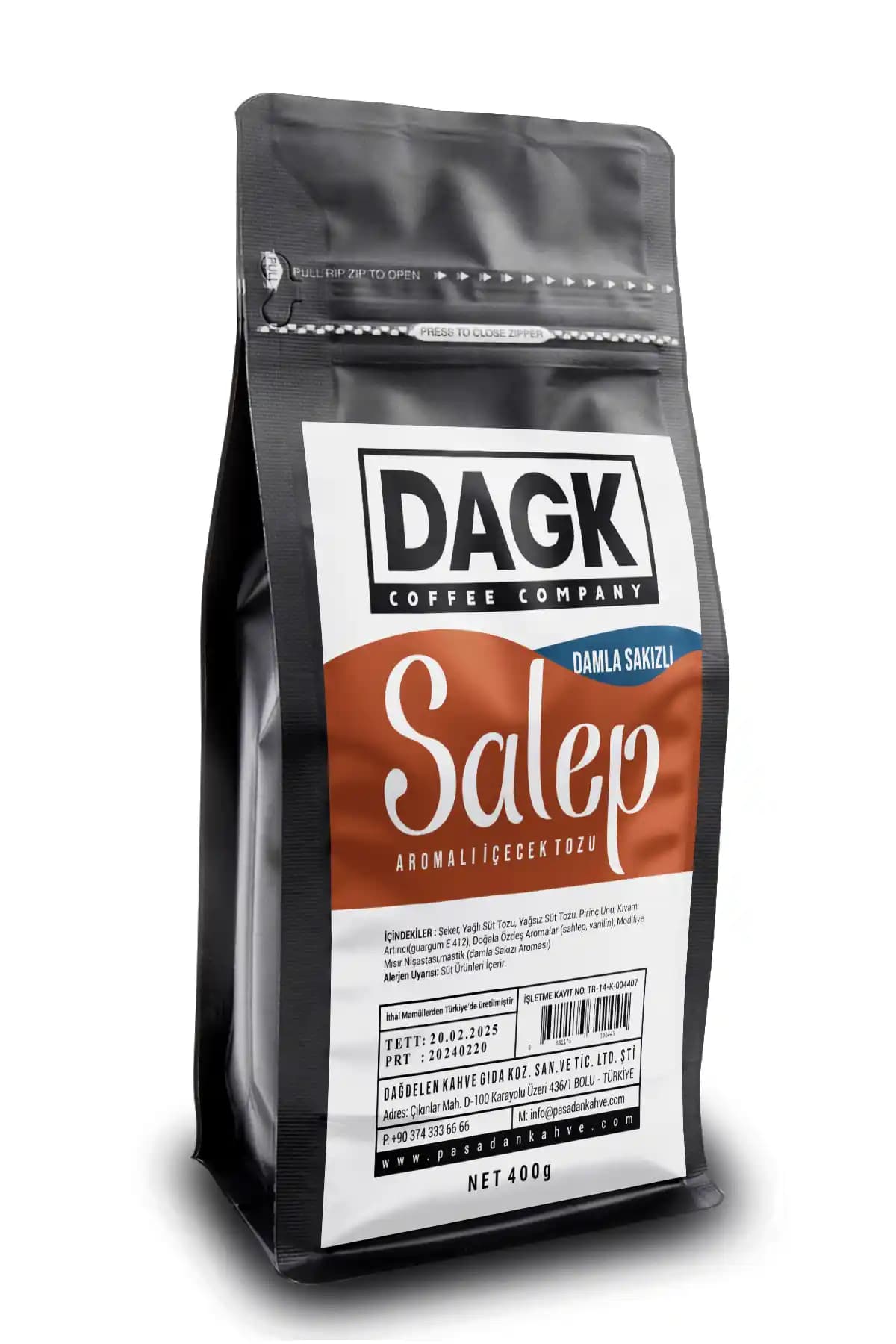 Dagk Damla Sakızlı Salep 400g - Geleneksel ve Aromatik Sıcak İçecek Tarifleri