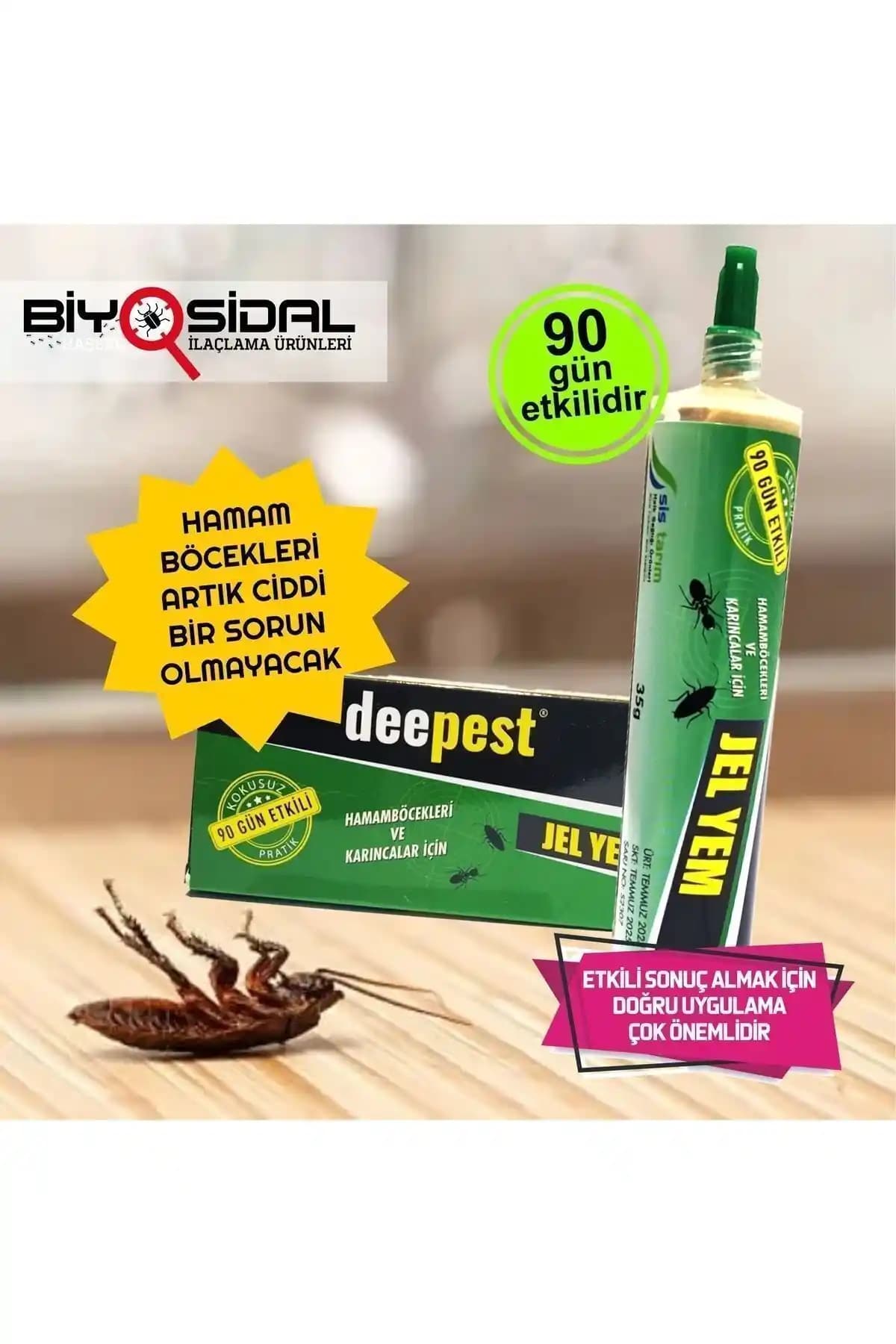 Deepest Karınca ve Hamam Böceği Jel Yem: Etkili ve Güvenilir Haşere Kontrol Çözümü