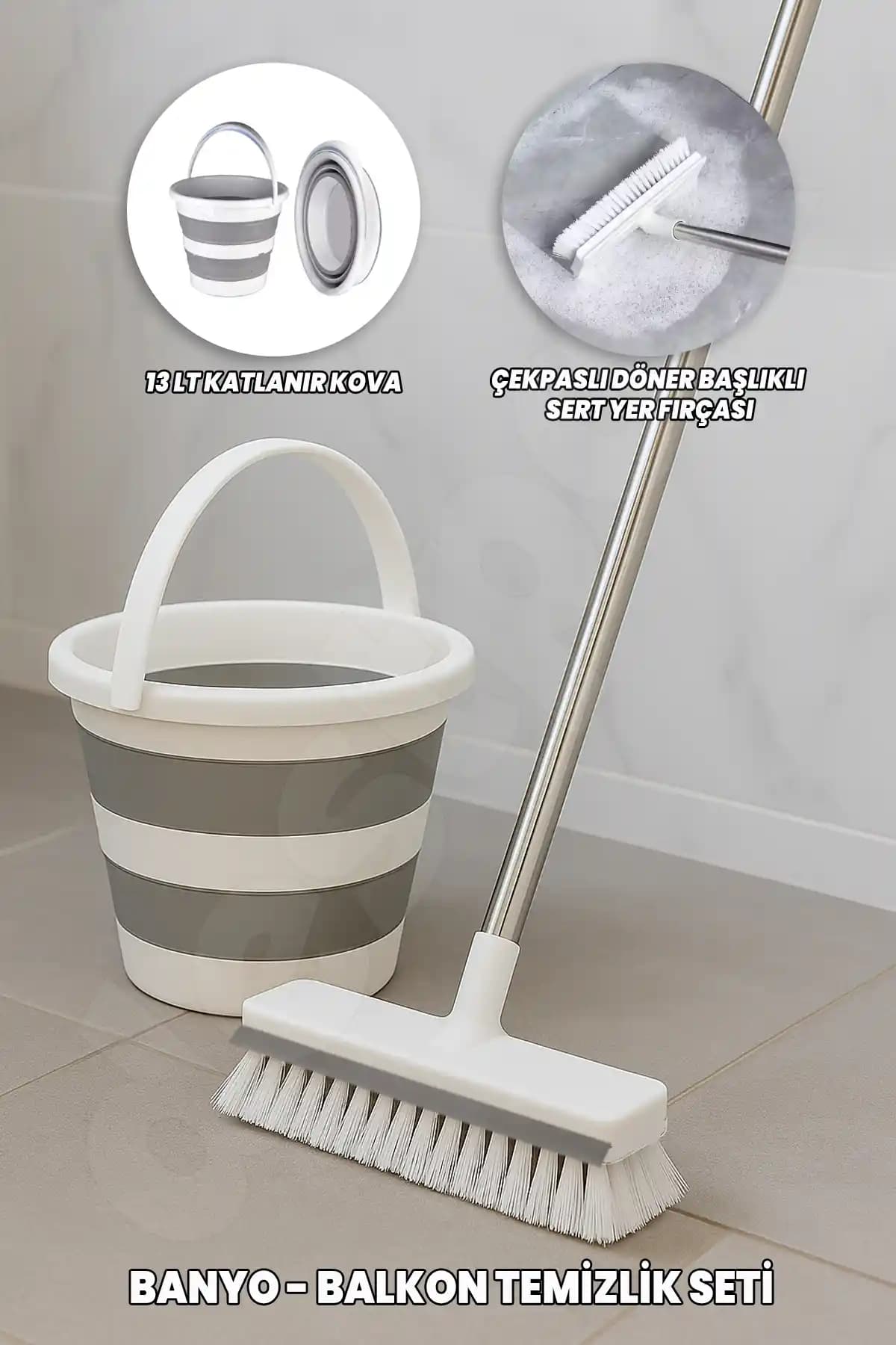 Destpak Banyo Balkon Temizlik Seti: Pratik ve Dayanıklı Temizlik Çözümü