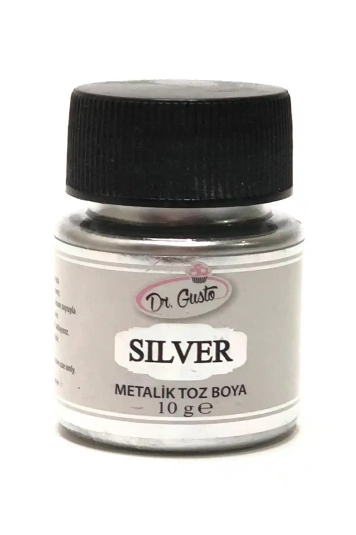 Dr. Gusto Metalik Toz Boya Gümüş ile Dekoratif ve Estetik Çalışmalarınıza Şıklık Katın
