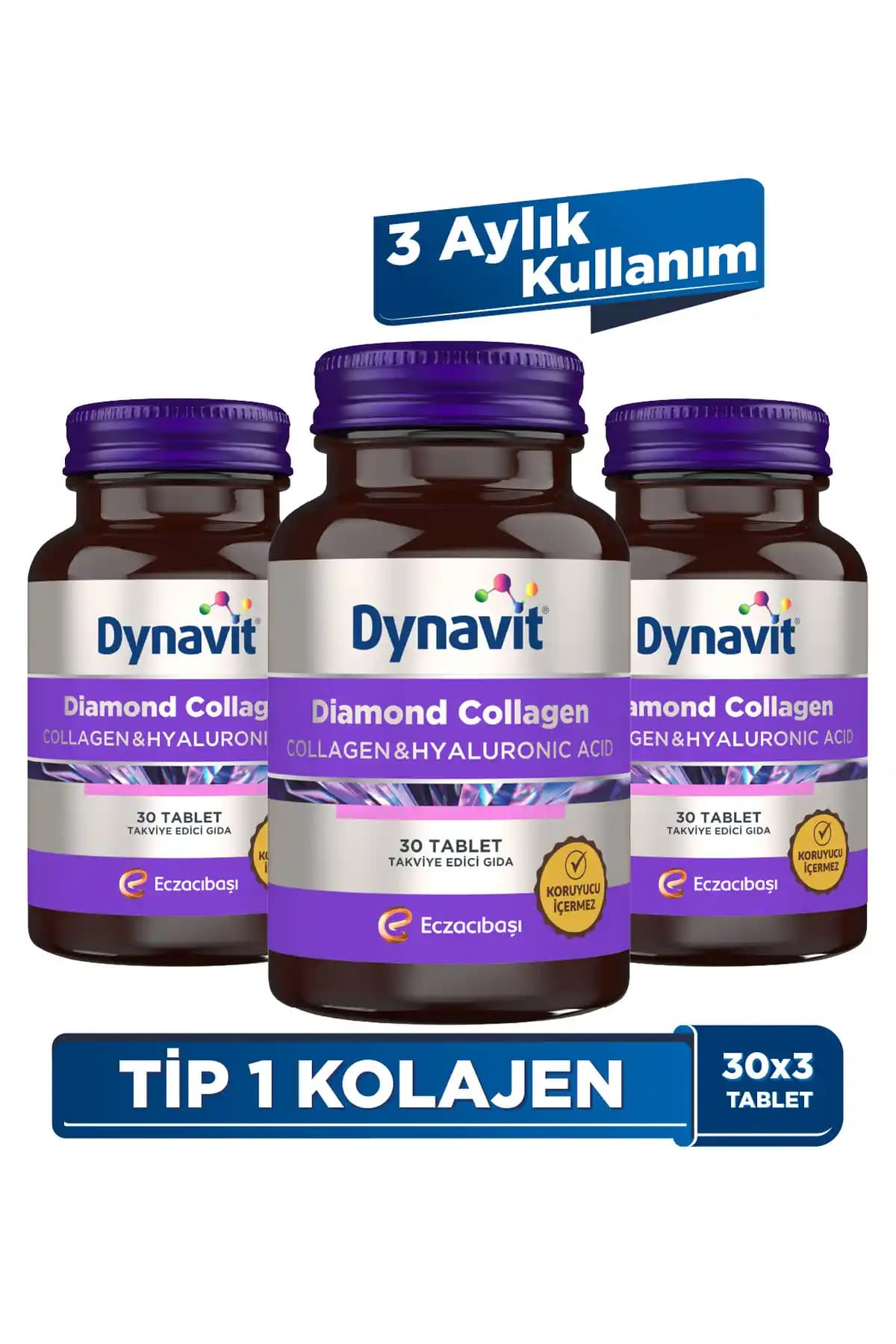 Dynavit Collagen&Hyaluronic Acid Kompleksi: Cilt, Saç ve Tırnaklar İçin Güçlü Destek Ürünü