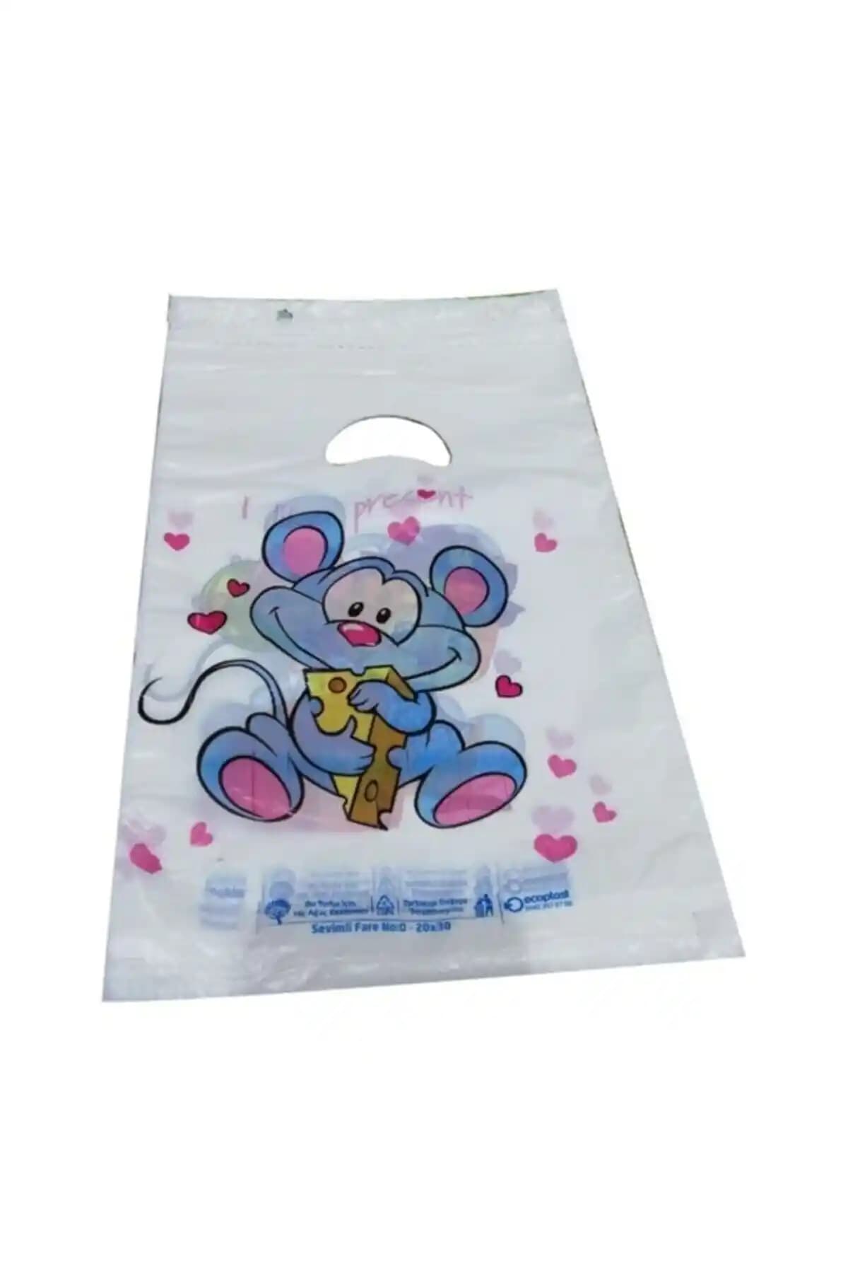 ECOPLAST Karışık Desenli Blok Poşet 20x30 cm Pratik ve Şık Saklama Çözümü