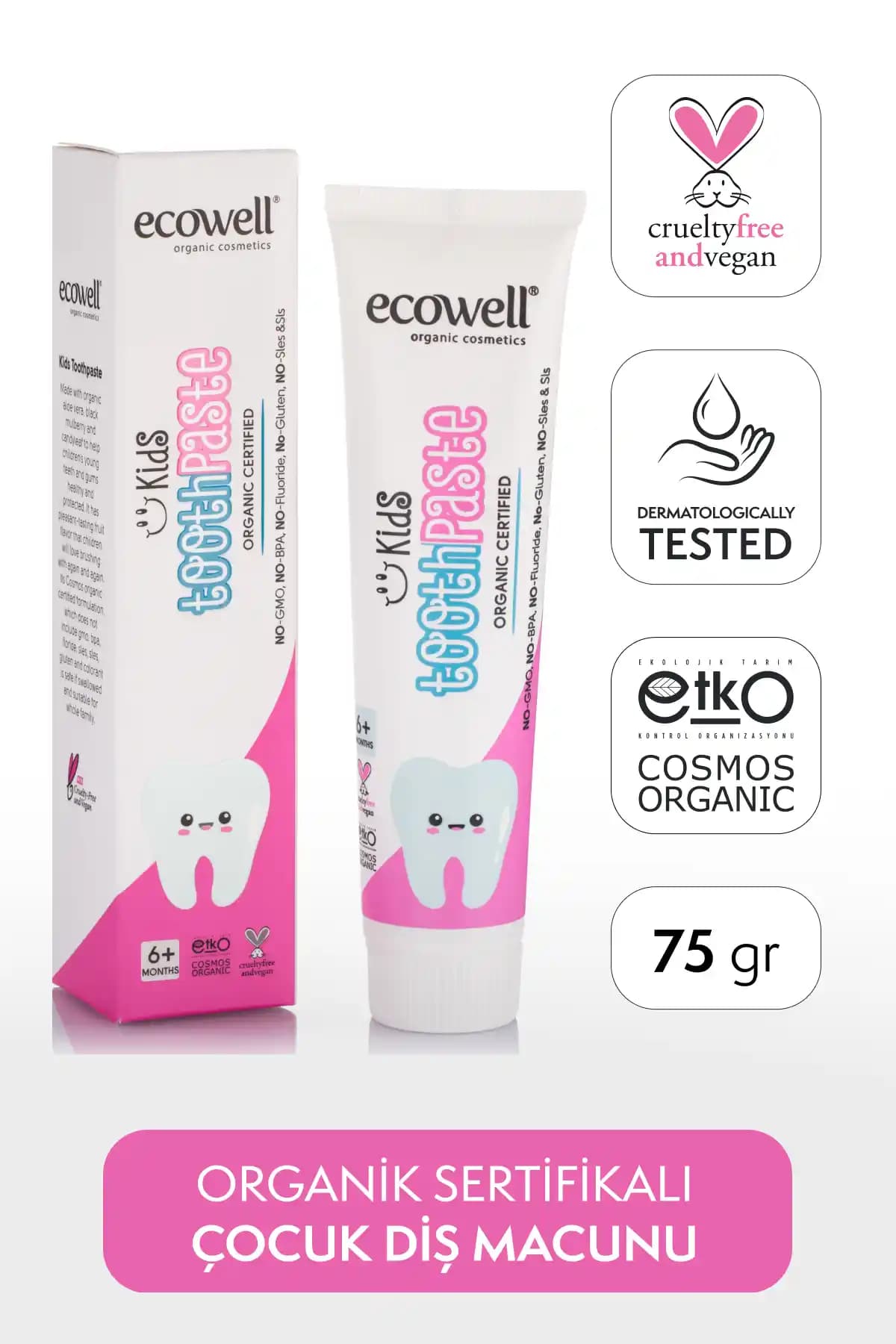 Ecowell Organik Çocuk Diş Macunu: Güvenli ve Doğal Ağız Bakımı İçin Uygun Seçenek