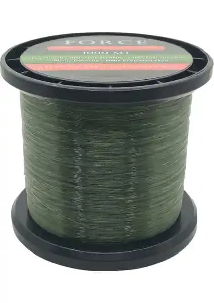 Effe Force Sazan Yayın Turna Alabalık Misinası 1000 mt Yeşil Balıkçılık İçin Güçlü ve Dayanıklı