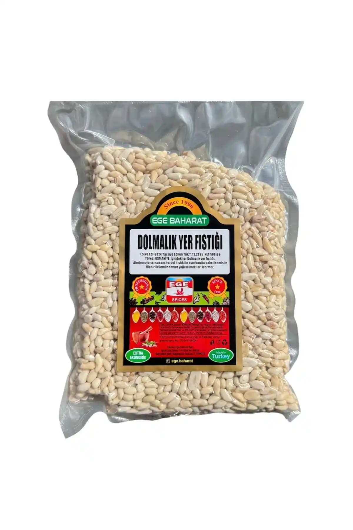 Ege Baharat Dolmalık Yer Fıstık 100 Gr Net - Tazelik ve Lezzet Garantisi