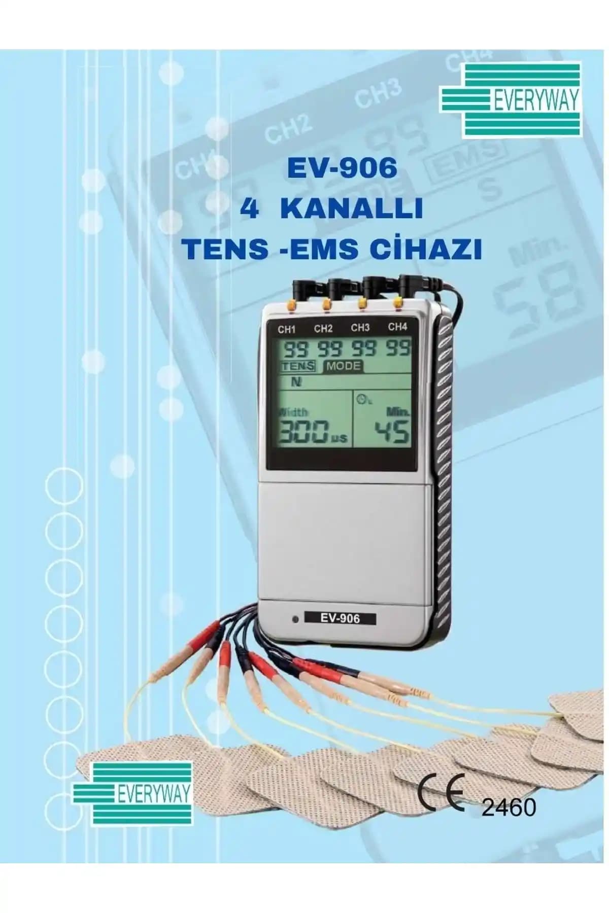 Everyway Ev-906 4 Kanallı Tens Elektrostimülasyon Cihazı Detaylı İnceleme ve Özellikleri