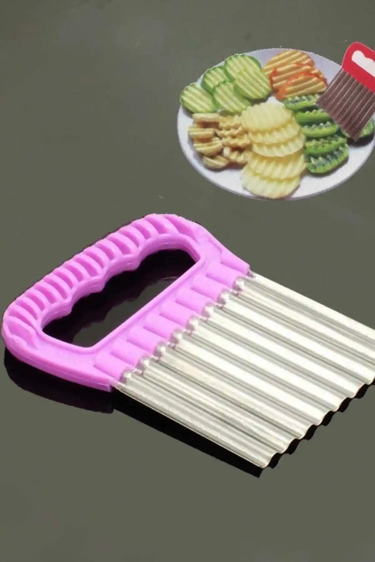 Eynel Dalga Şekilli Patates Cips Kesici: Dayanıklı Metal Tasarım ve Pratik Kullanım