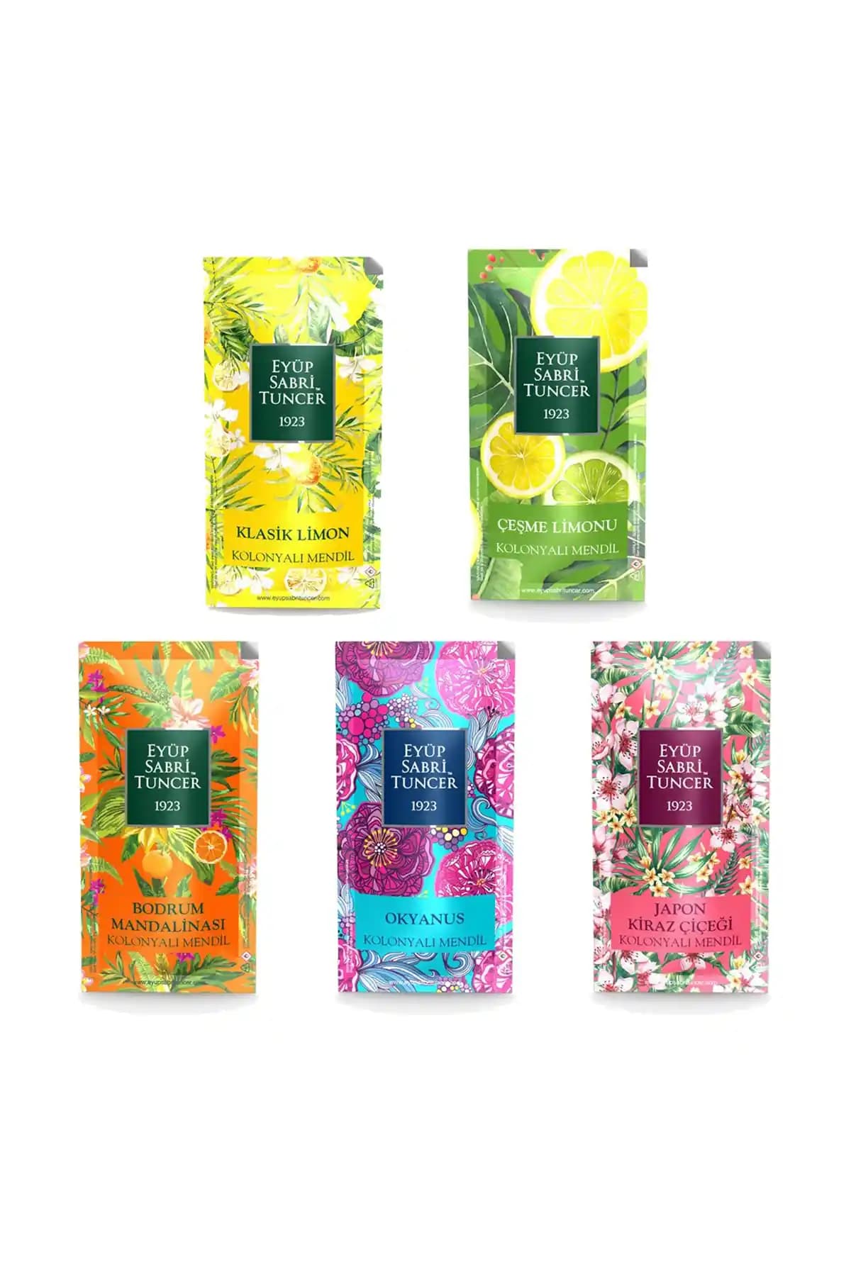 Eyüp Sabri Tuncer Karma Kolonyalı Mendil Seti: Hijyen ve Ferahlık İçin Pratik Çözüm