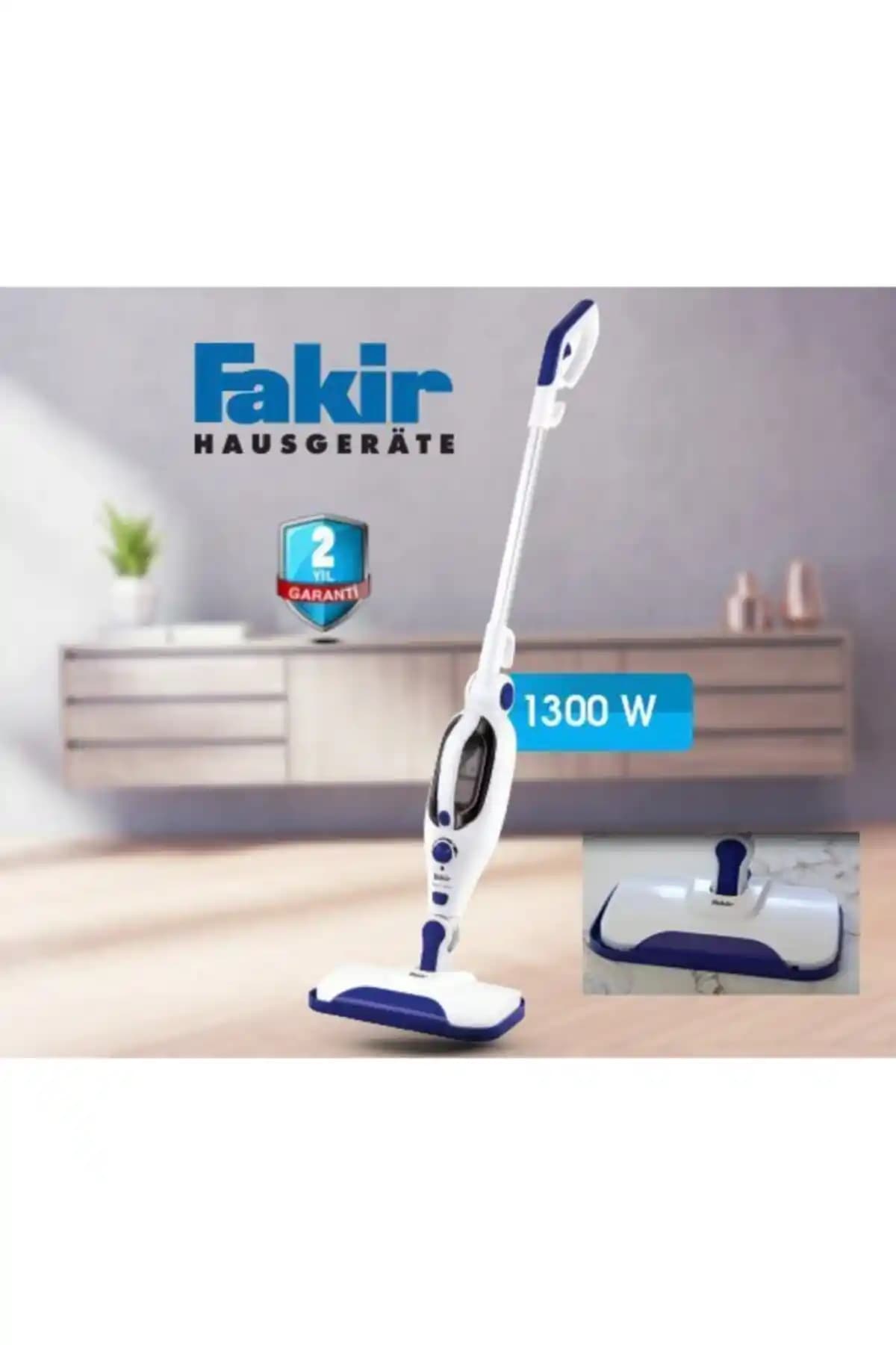 Fakir Mop 1300 W Buharlı Temizleyici: Güçlü ve Etkili Ev Temizlik Çözümü