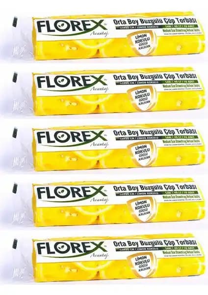 Florex Büzgülü Limon Kokulu Orta Boy Çöp Torbası İncelemesi ve Kullanım Avantajları
