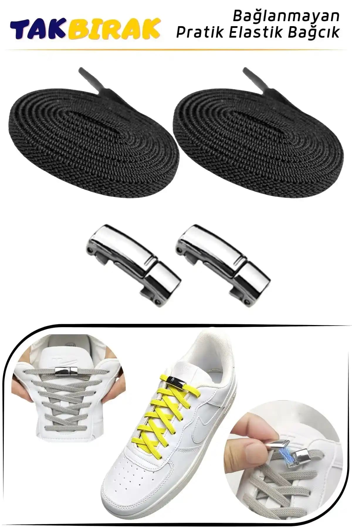 Foottab Mıknatıslı Lastikli Ayakkabı Bağcığı: Günlük Kullanım İçin Pratik ve Şık Çözüm