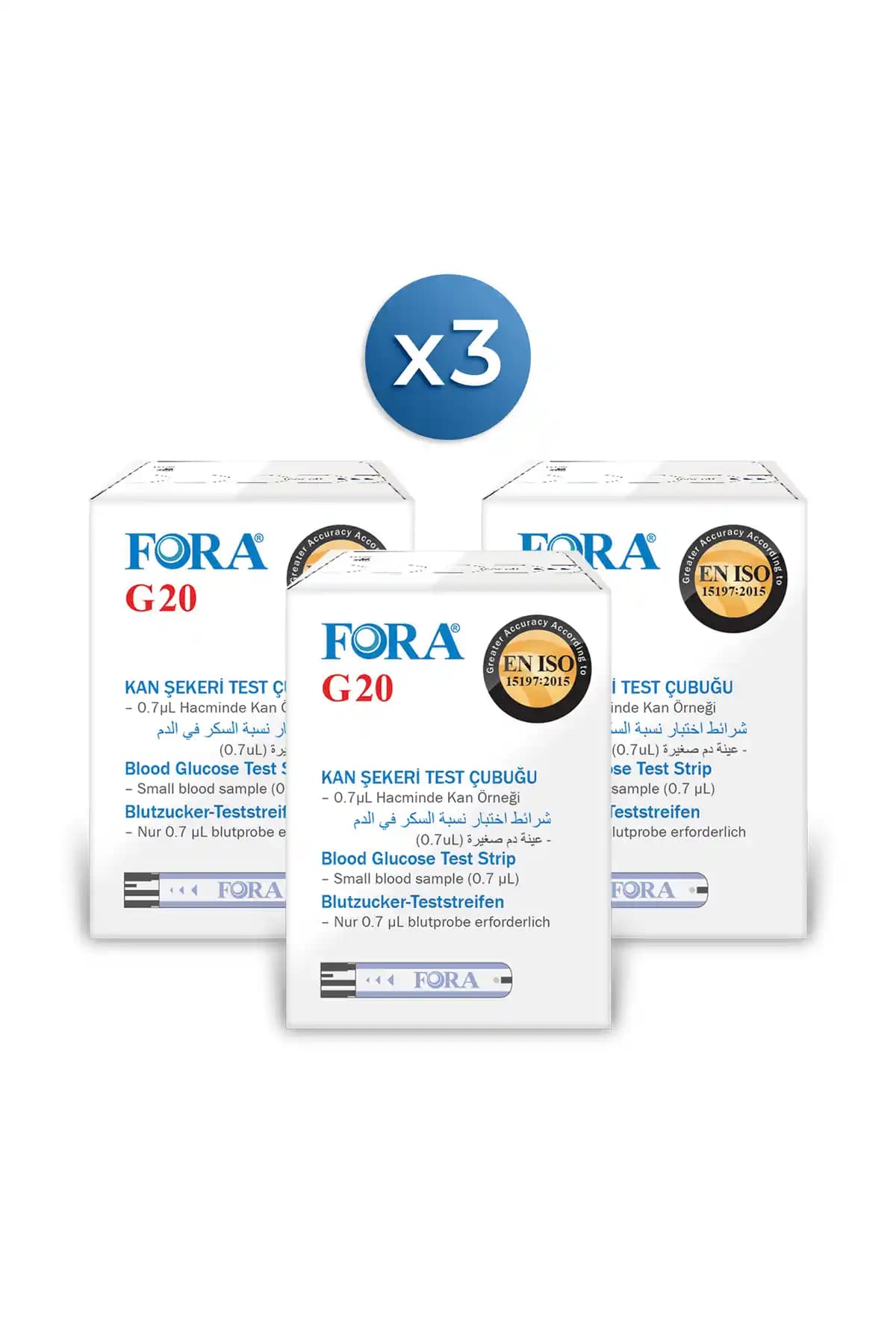 FORA G20 Şeker Ölçüm Strip Çubuğu: Güvenilir ve Ekonomik Kan Şekeri Ölçüm Çözümü