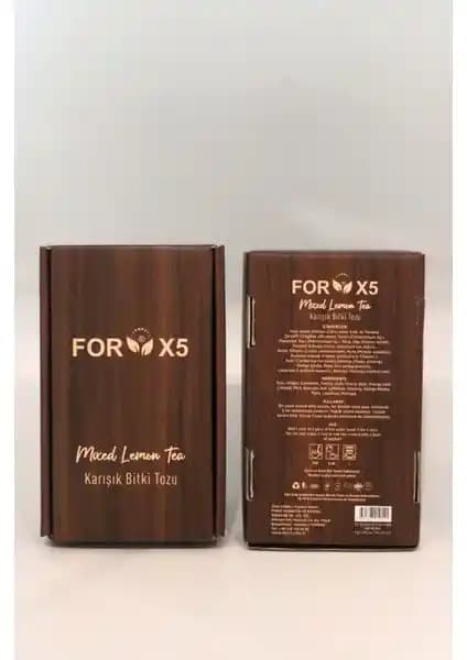 Forx5 Limon Aromalı Bitki Çayı: Doğal ve Ferahlatıcı İçeriğiyle Günlük Sağlıklı Alternatif