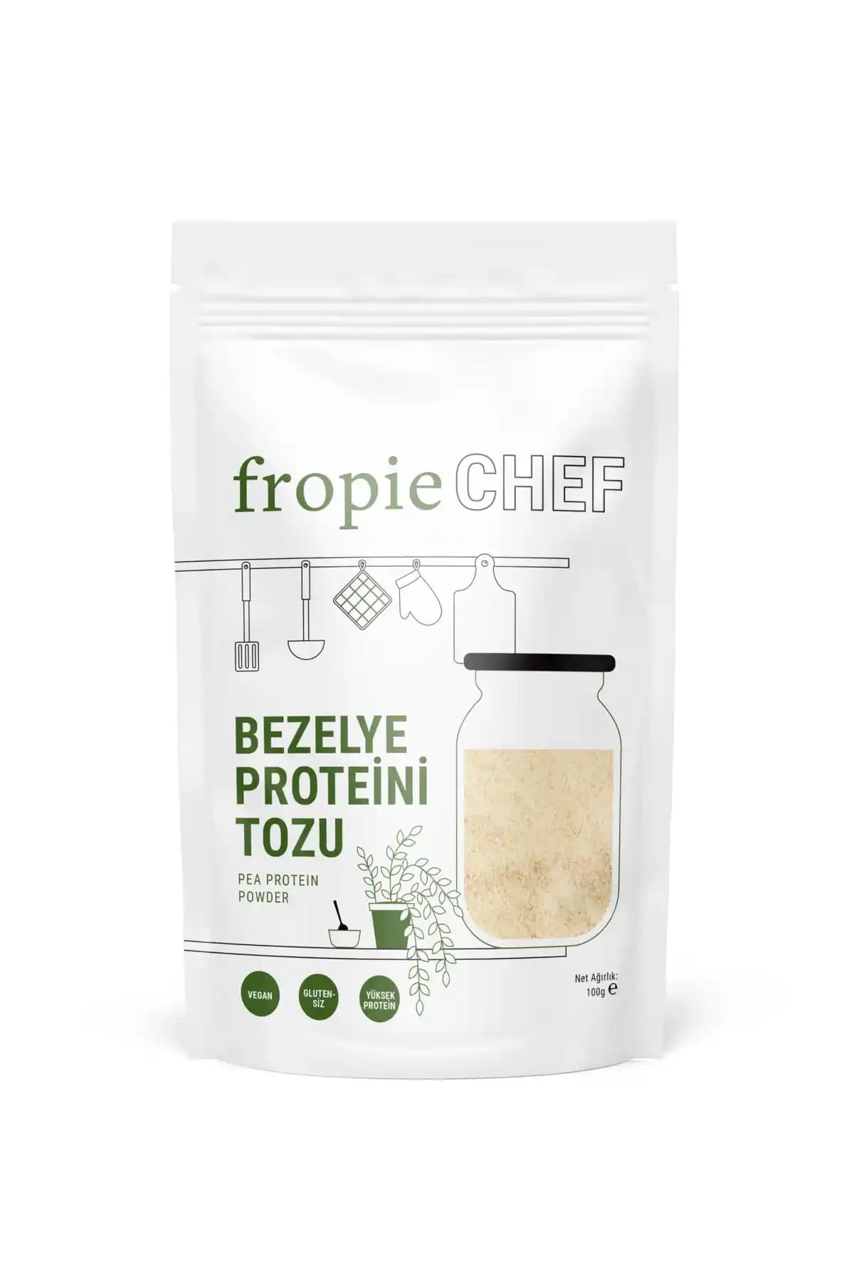 FROPİE Fropie Chef Bezelye Proteini Tozu 100g Sağlıklı ve Doğal Protein Takviyesi