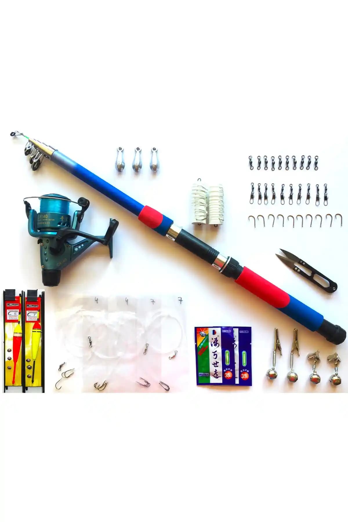 GENBA 50 Parça Kaliteli Olta Seti: Çok Yönlü ve Dayanıklı Balıkçılık Ekipmanı