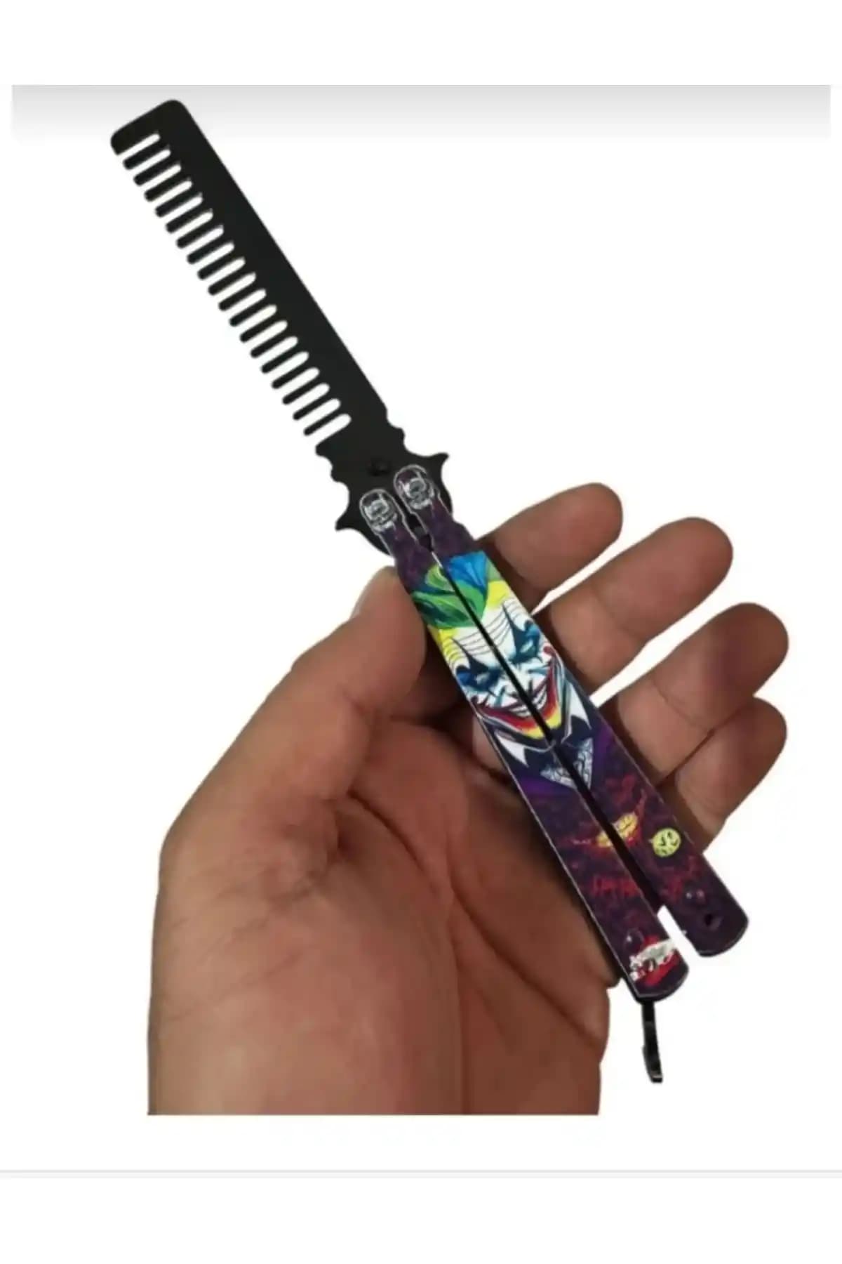 Genel Markalar 21 Cm Metal Joker Kelebek Tarak: Dayanıklı ve Şık Saç Bakım Ürünü