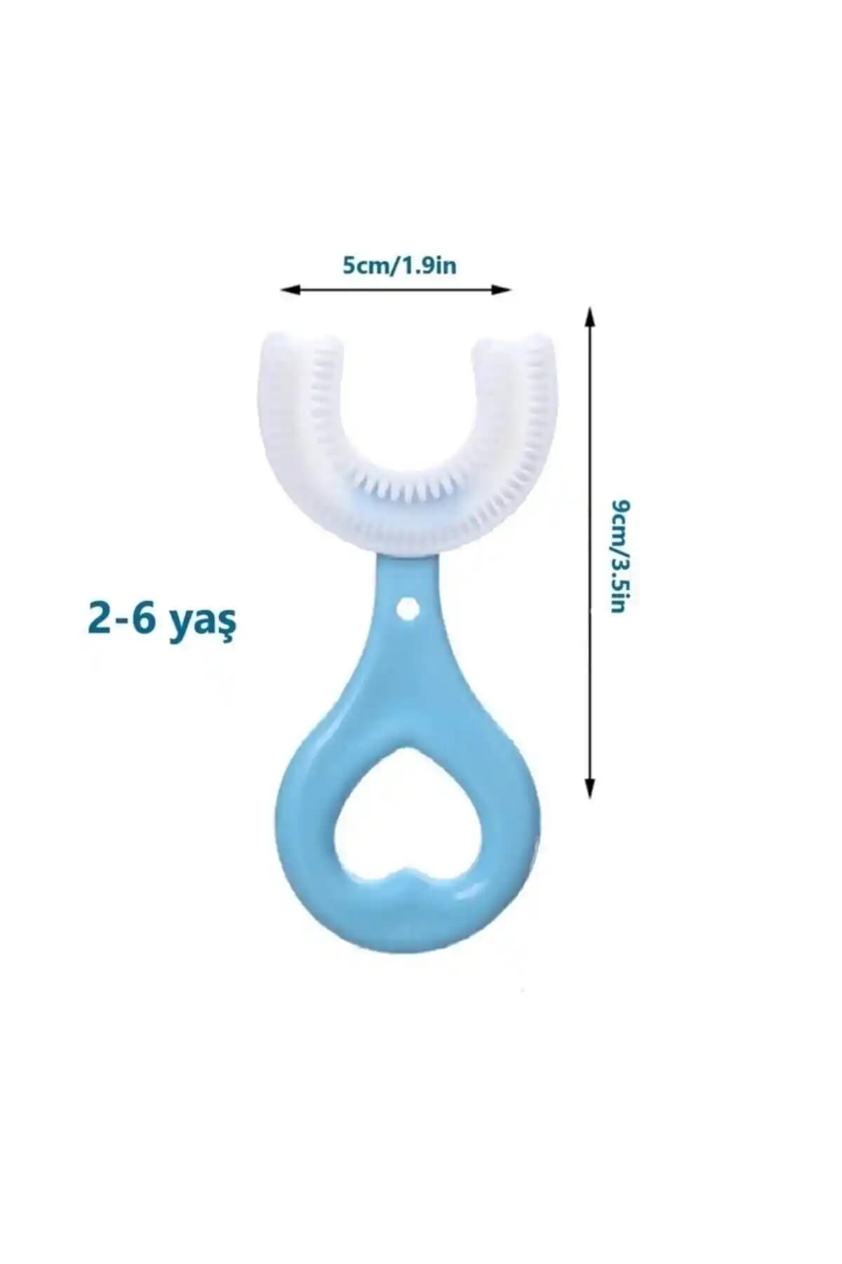 Genel Markalar U Şekilli Yüksek Silikon Bebek Diş Fırçası: Güvenli ve Eğlenceli Diş Bakım Çözümü