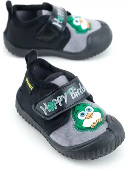 Gezer Kışlık Çocuk Panduf Ayakkabı Erkek Bebekler İçin Rahat ve Sıcak Tasarım