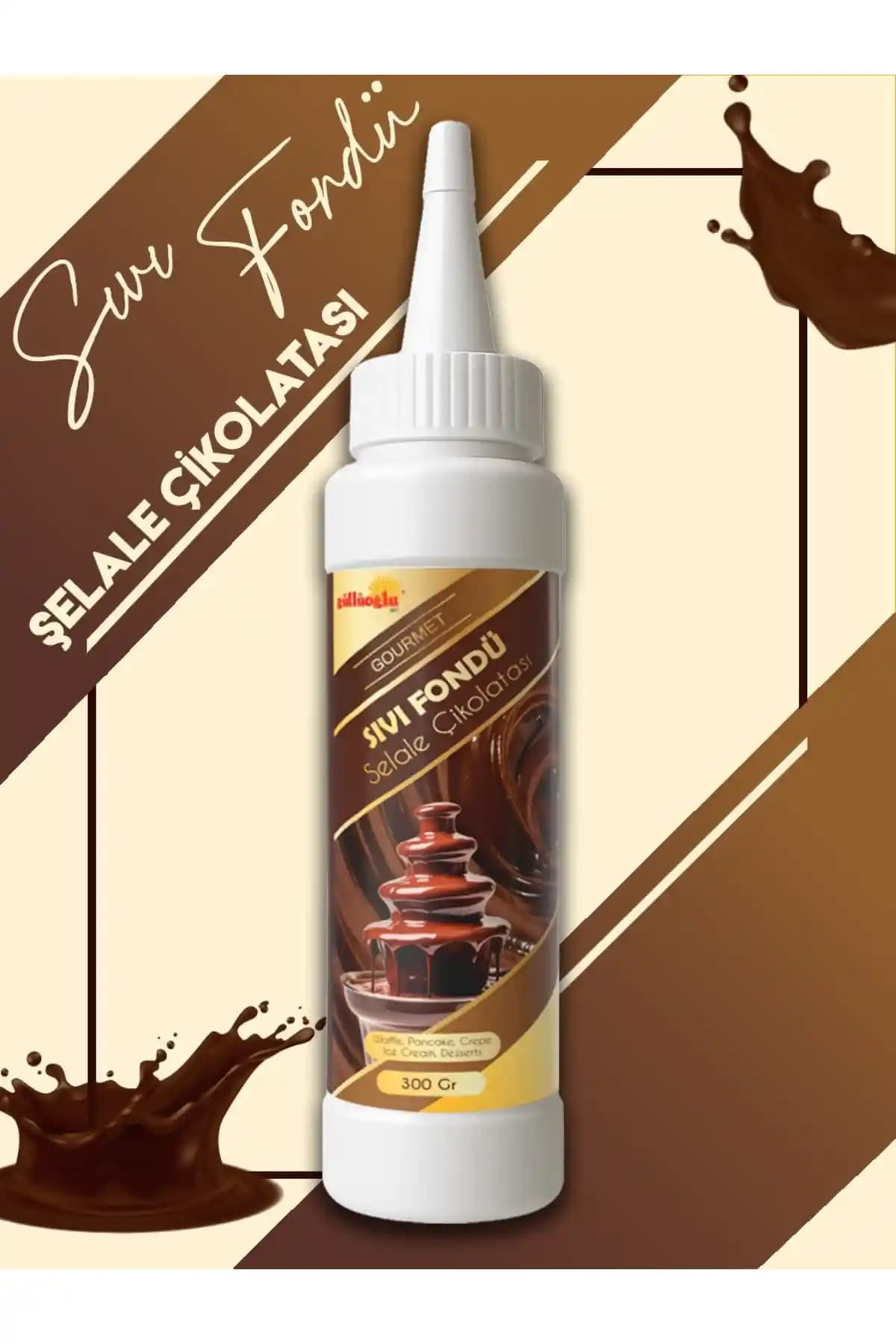 Güllüoğlu Sıvı Fondü Şelale Sosu Türkiye Menşeli Lezzet ve Görsellik Birliği