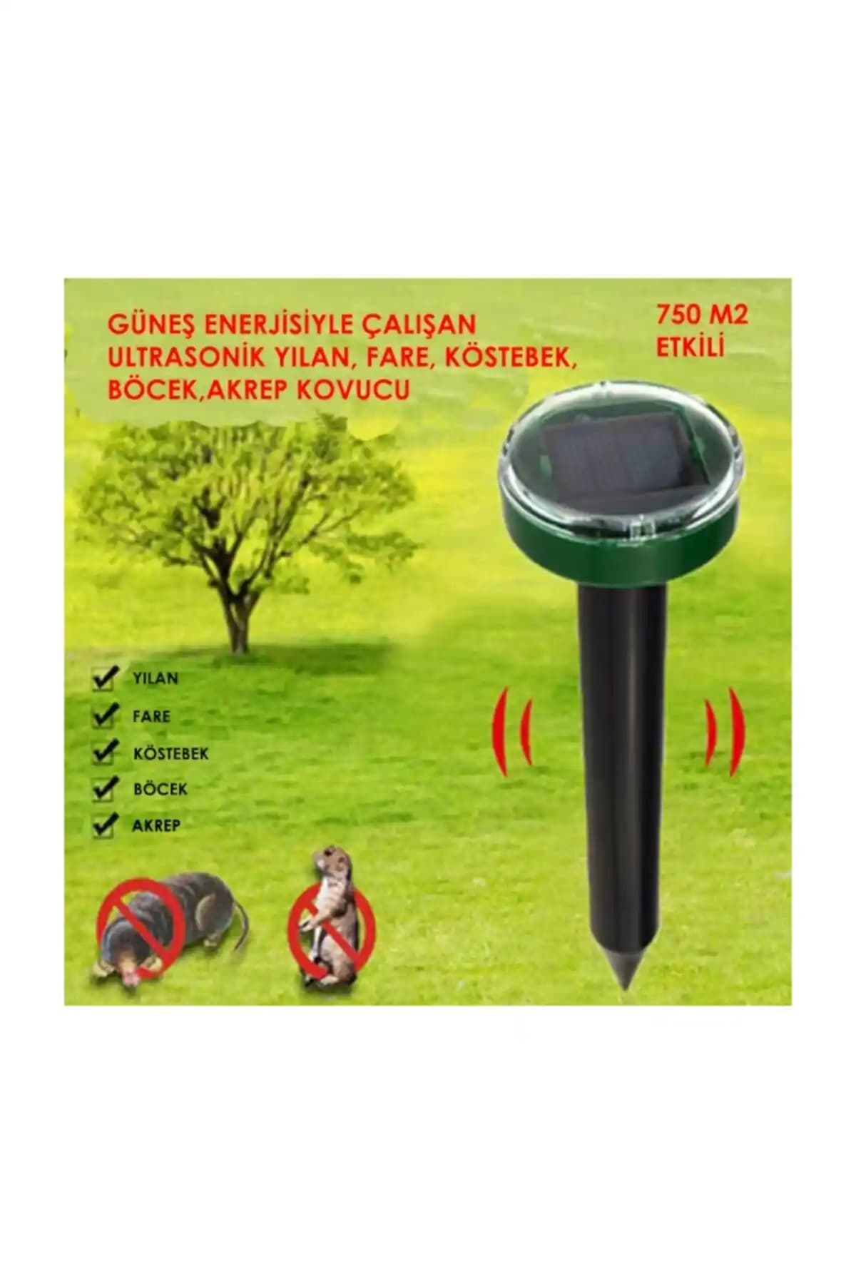 Güneş Enerjili Ultrasonik Kovucu ile Doğal ve Güvenli Hayvan Uzaklaştırma Çözümü