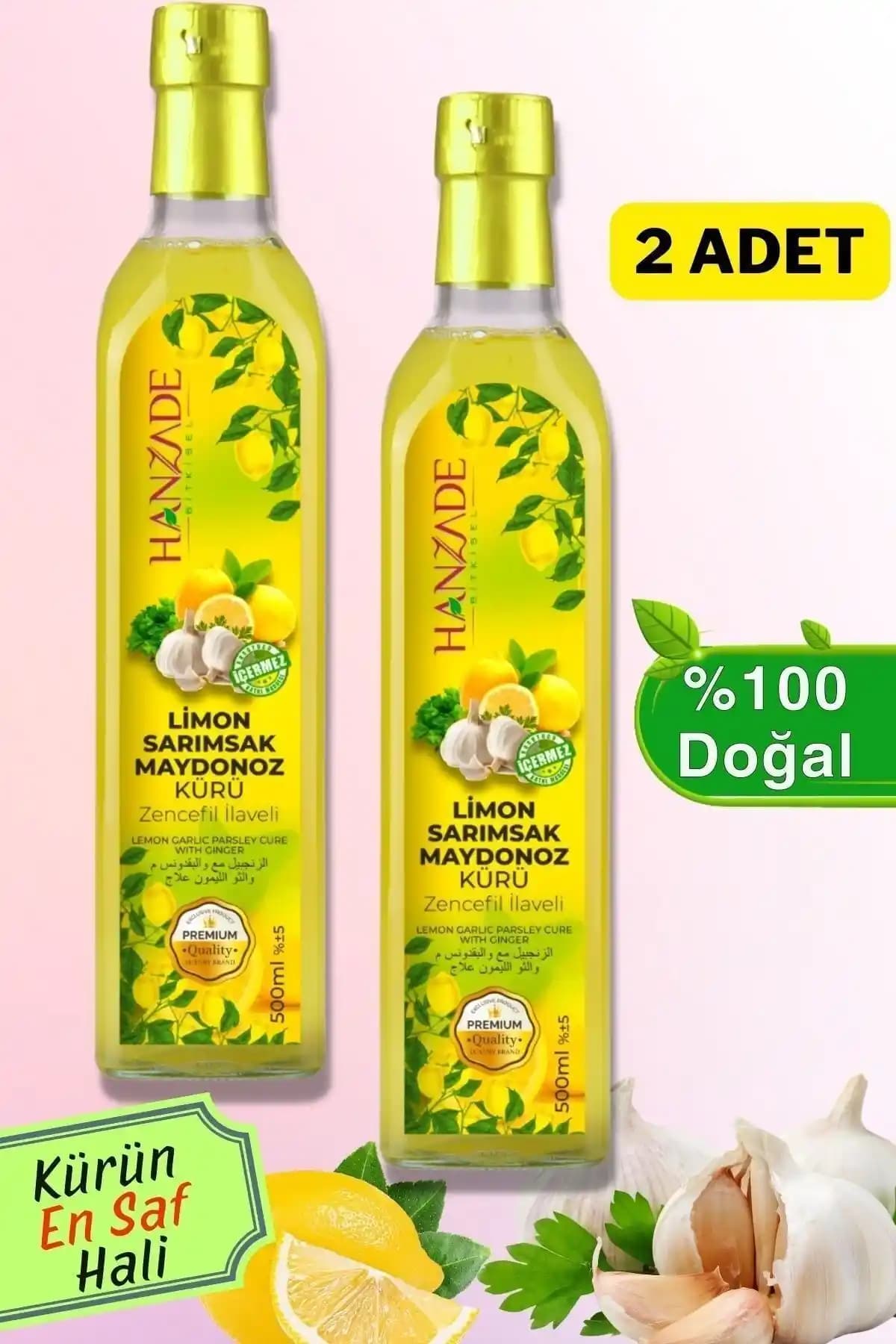 Hanzade Bitkisel Limon Sarımsak Maydanoz Kürü: Doğal Bağışıklık Güçlendirici ve Sağlık Destekçisi