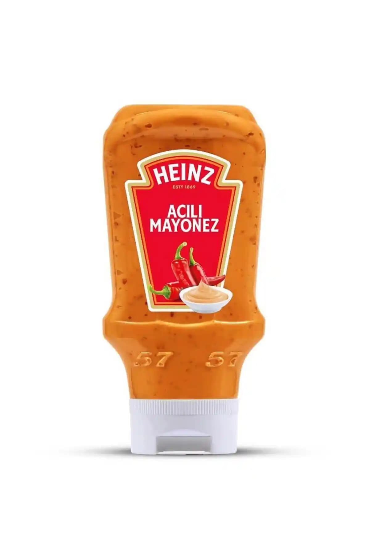 Heinz Hot Chili Mayonez 405 Gr. Baharatlı ve Kremamsı Sos, Türk Üretimi, Çok Yönlü Kullanım
