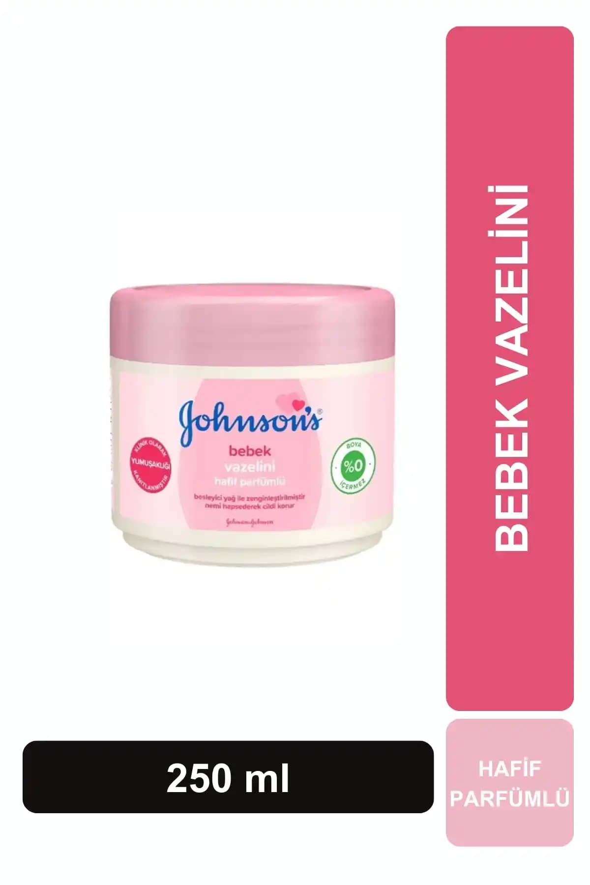 Johnson's Baby Hafif Parfümlü Bebek Vazelin ile Hassas Ciltler İçin Güvenilir Nemlendirme Çözümü