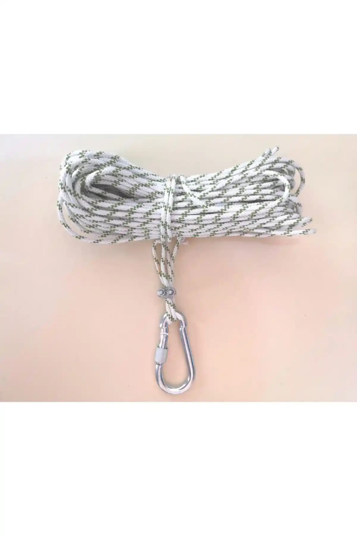 K Karaaliler Balkon İpi 10 Metre Kancalı Dağcı Halatlı Güvenilir ve Pratik Çözüm