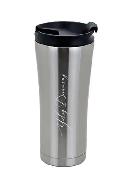 KC Kişiye Özel 500 Ml Paslanmaz Çelik Termos Mug Şık ve İşlevsel Tasarım