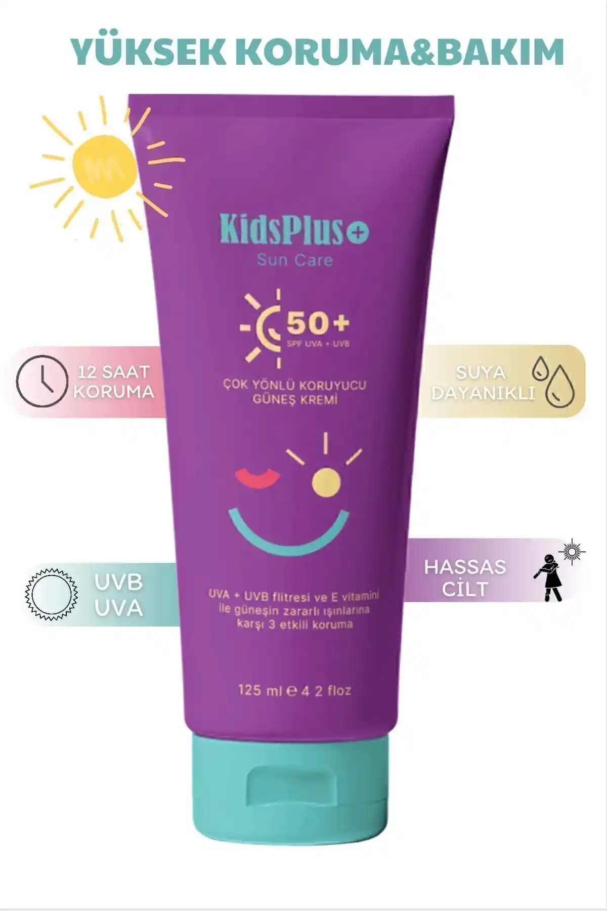 Kidsplus SPF50 Güneş Koruyucu Krem: Çocuklar İçin Güvenilir ve Yüksek Koruma Sağlayan Güneş Kremi