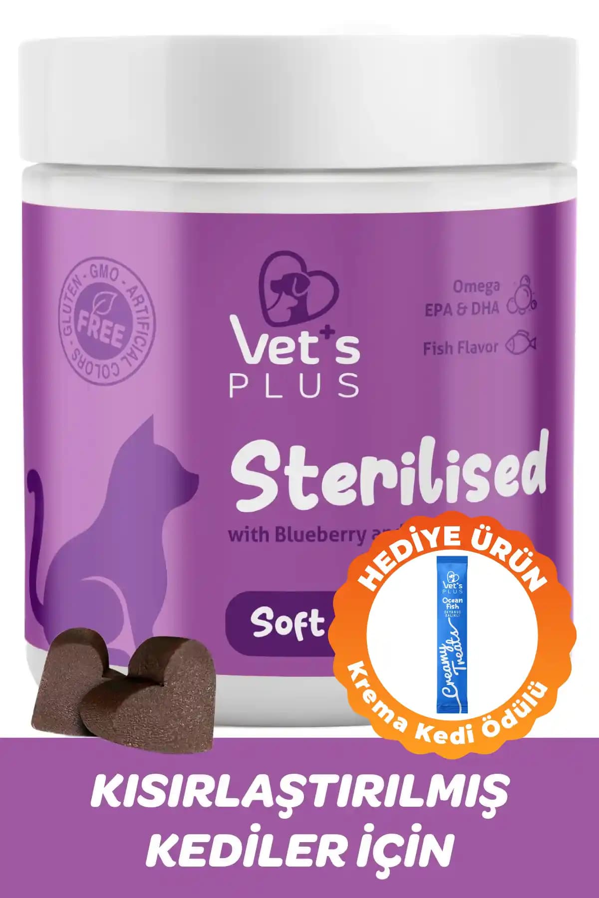 Kısır Kediler İçin Sağlıklı ve Lezzetli Çiğnenebilir Takviye Tableti