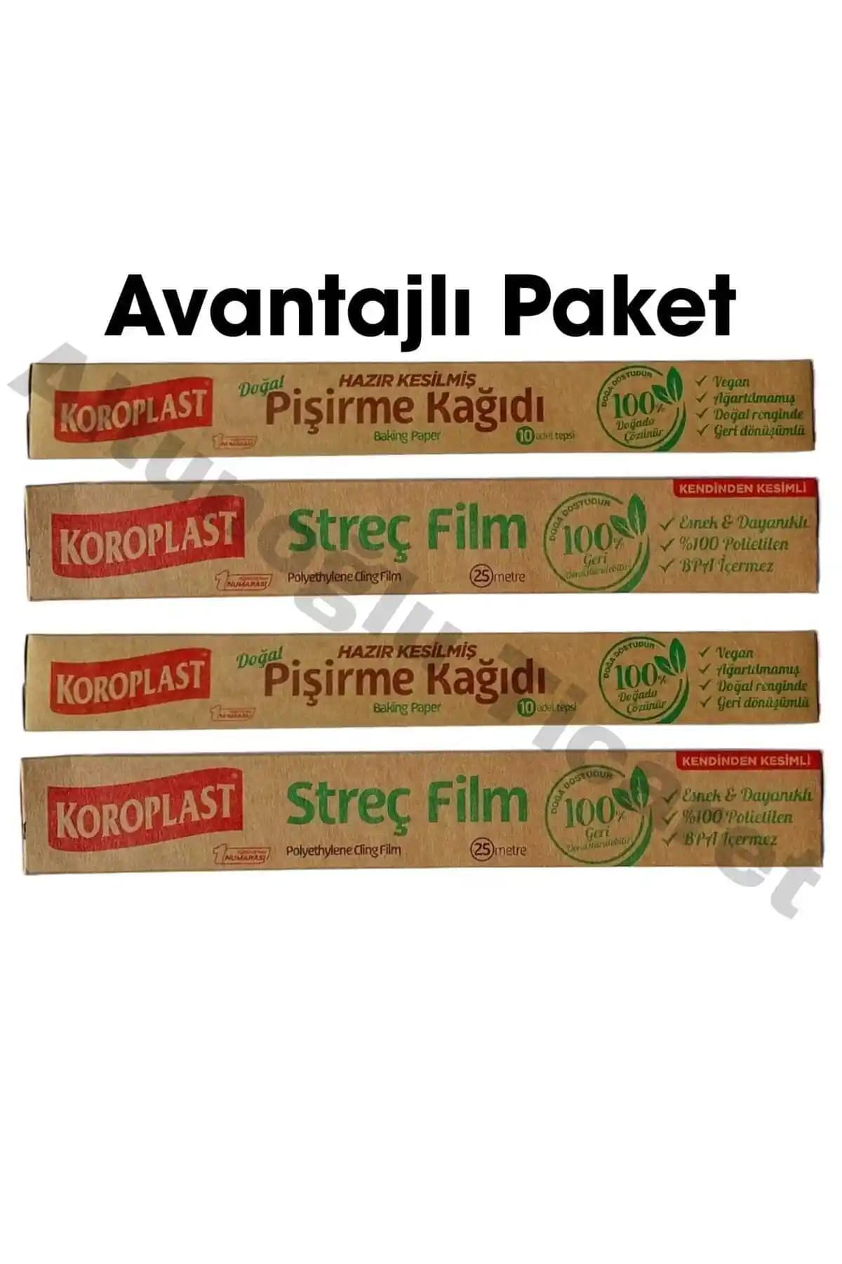 Koroplast Doğal Pişirme Kağıdı ve Streç Film Seti ile Mutfakta Güvenilirlik ve Pratiklik