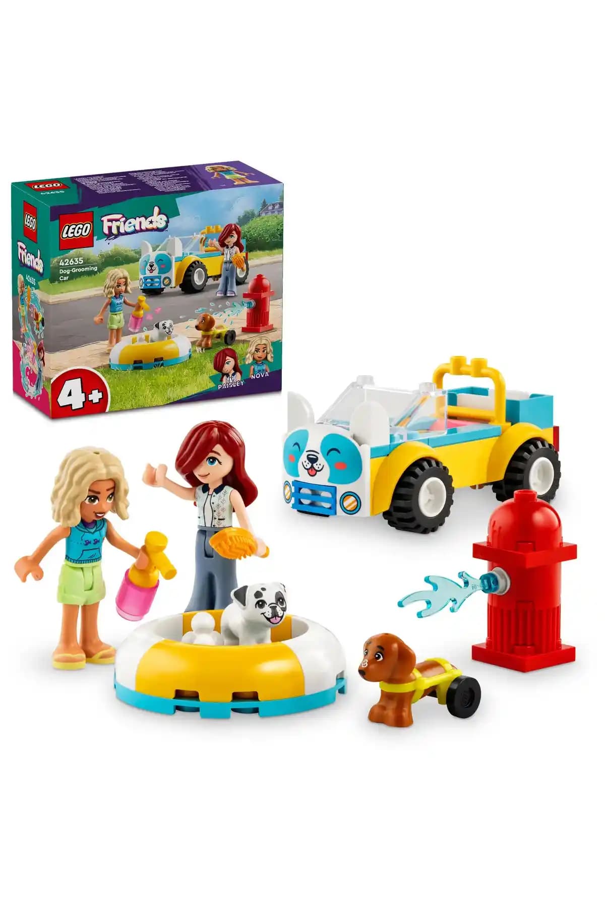 LEGO Friends Köpek Kuaförü Arabası 42635 Çocuklar İçin Yaratıcı ve Güvenli Oyun Seti