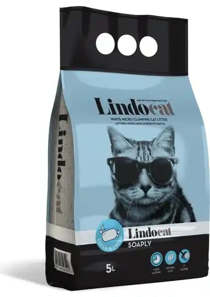LindoCat Sabun Kokulu İnce Kedi Kumu: Doğal ve Etkili Temizlik Çözümü