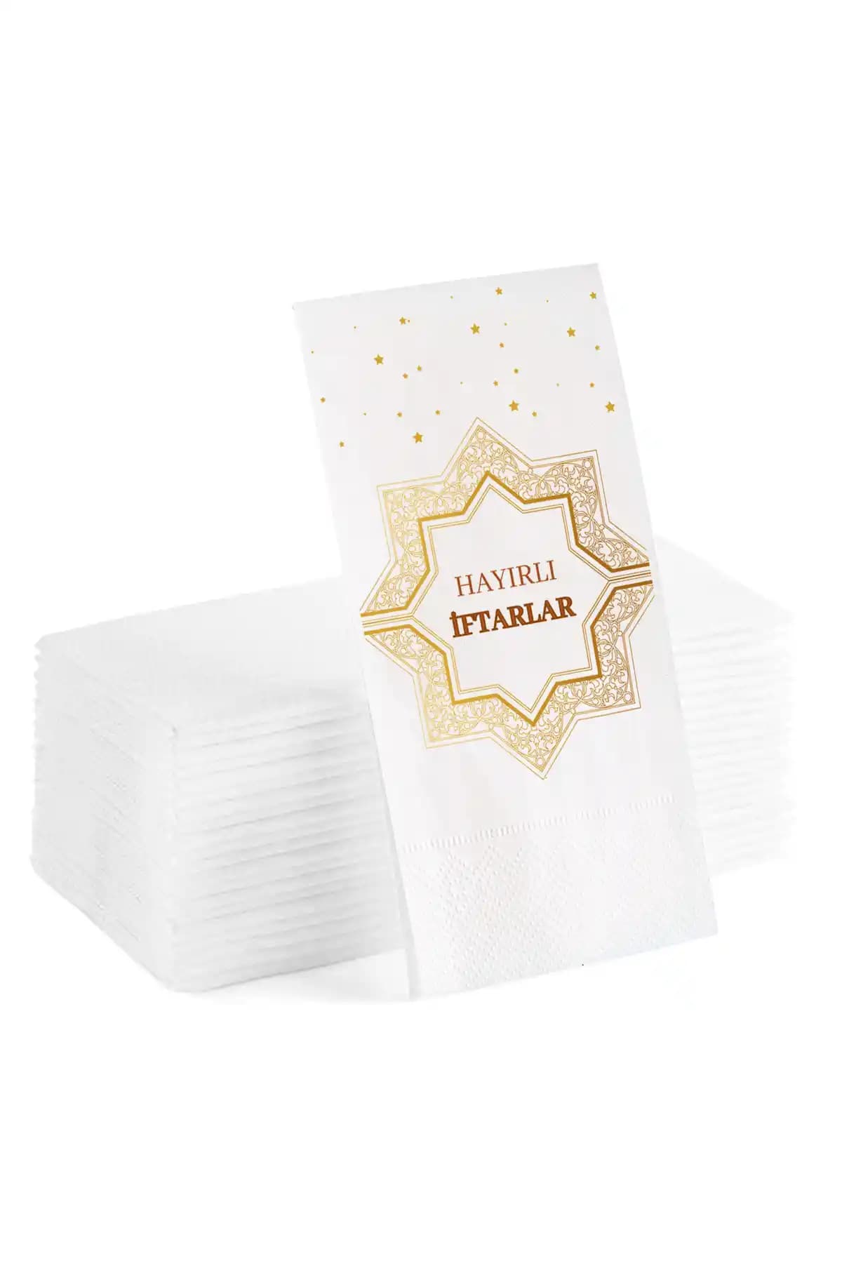 Matbaagraf Hayırlı İftarlar Yazılı Baskılı Sunum Servis Peçetesi Ürün Özellikleri ve Kullanım Alanları
